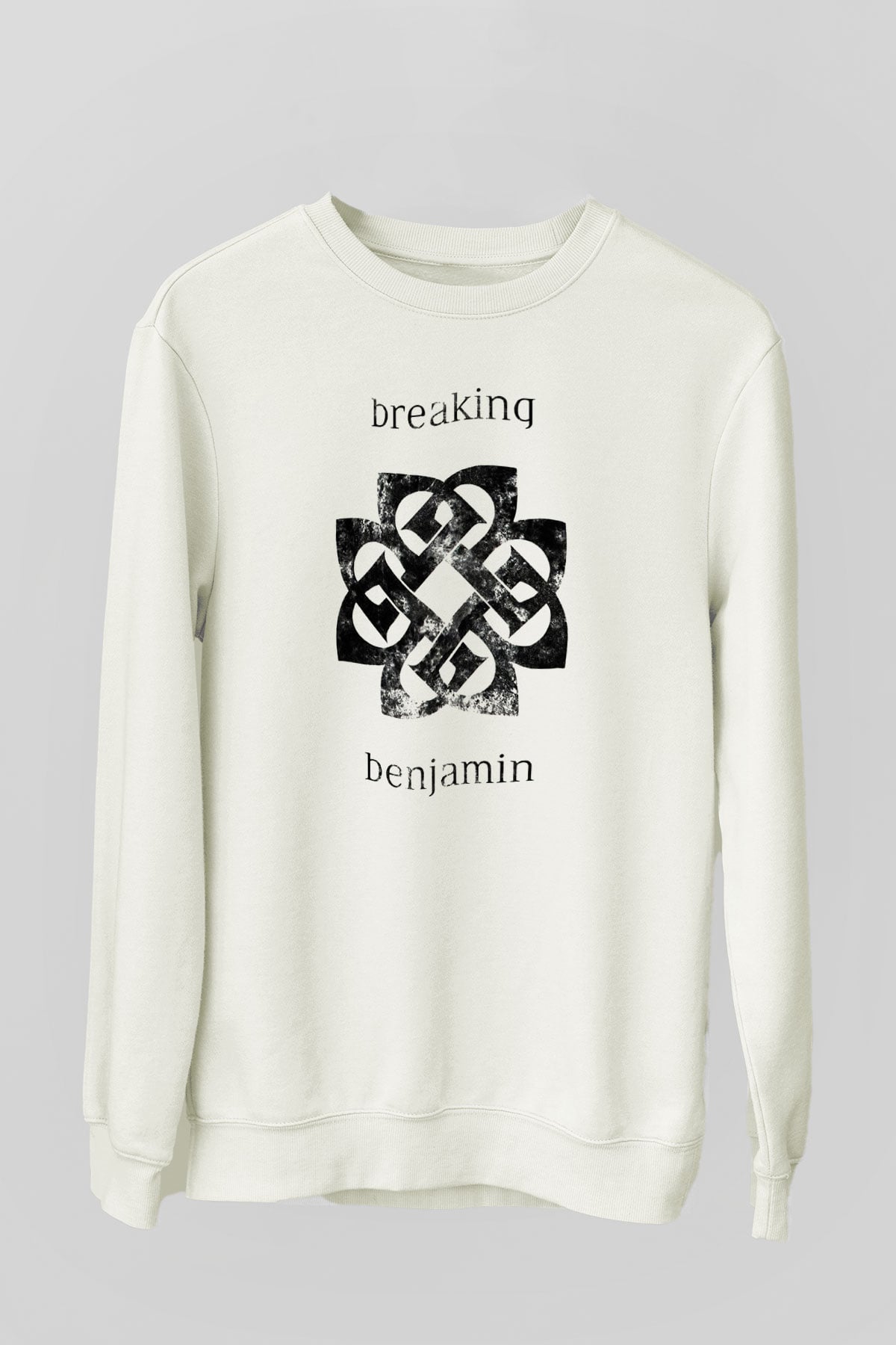 Breaking Benjamin Beyaz Unisex Sweatshirt