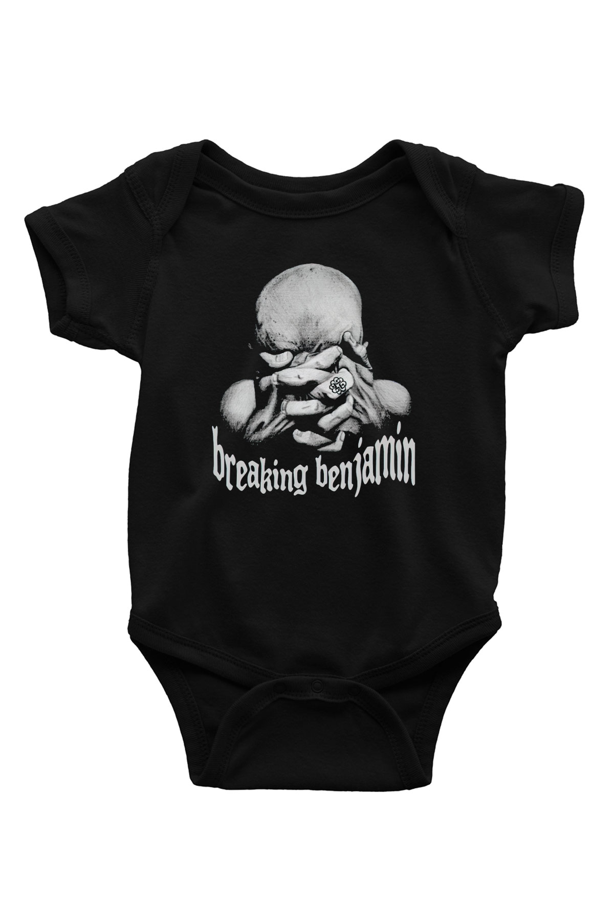 Breaking Benjamin Siyah Bebek Body - Zıbın