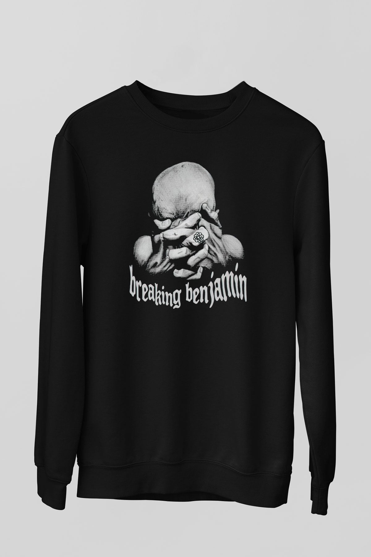 Breaking Benjamin Siyah Unisex Sweatshirt