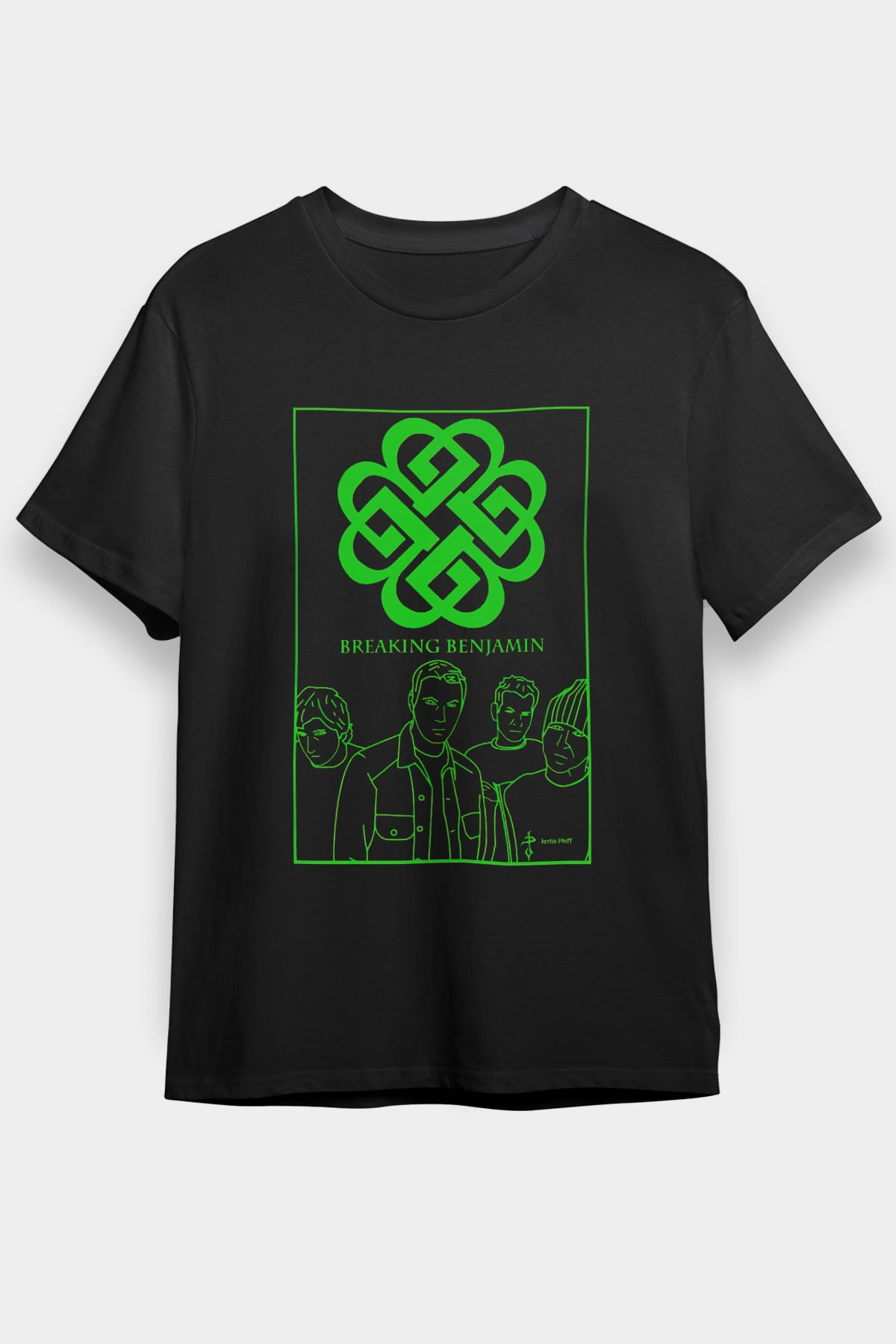 Breaking Benjamin Siyah Unisex Tişört T-Shirt - TişörtFabrikası