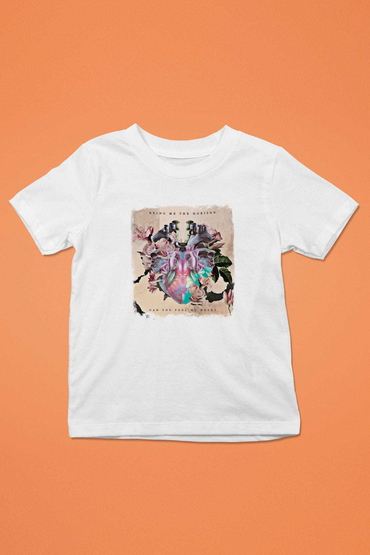 Bring Me the Horizon Baskılı Unisex Beyaz Çocuk Tişört