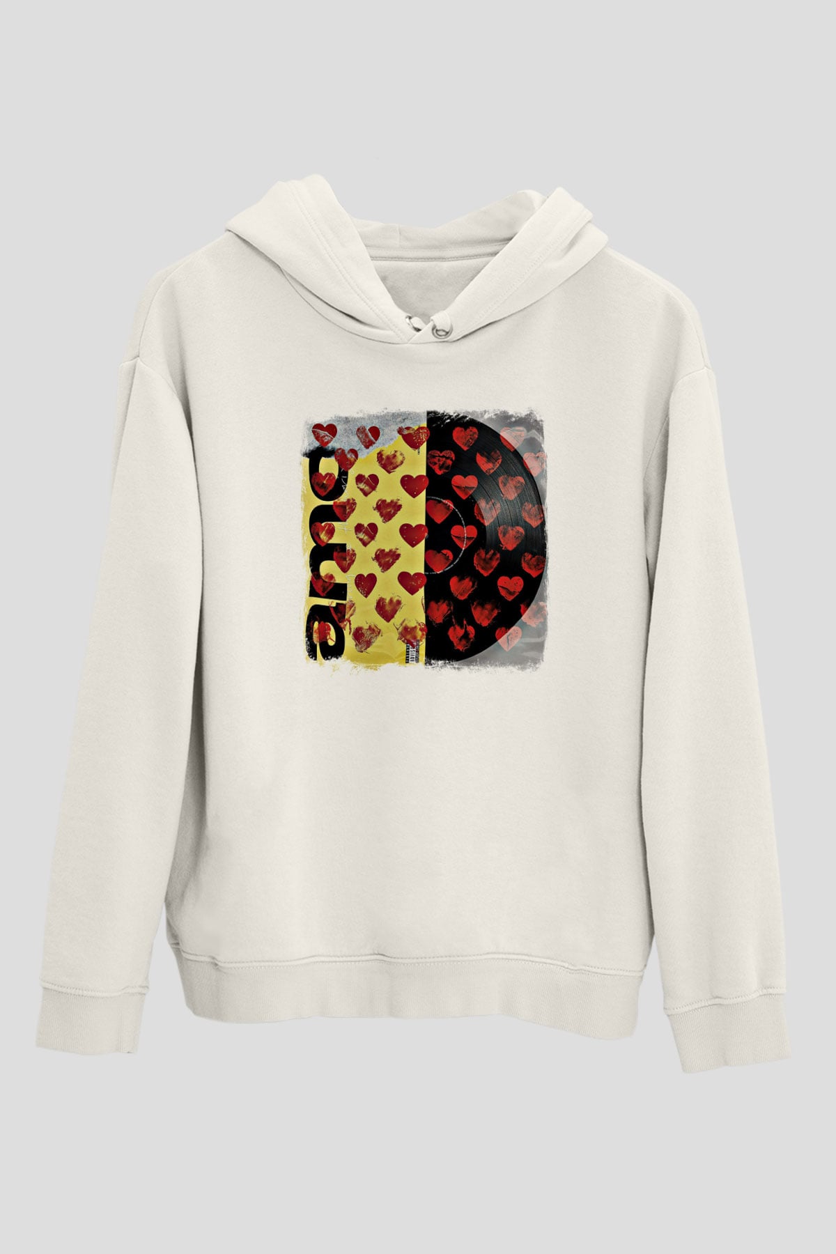 Bring Me the Horizon Baskılı Unisex Beyaz Hoodie