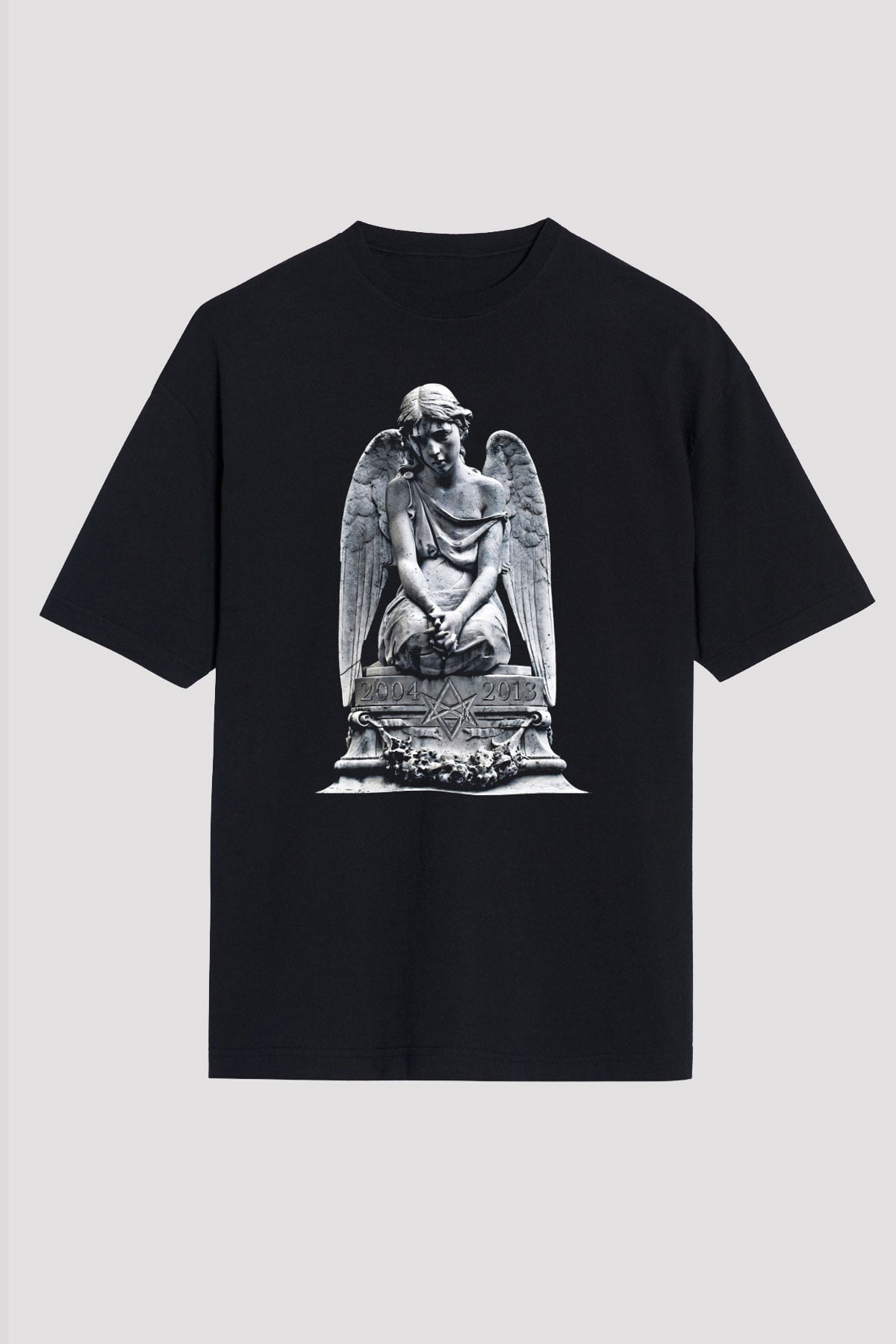 Bring Me the Horizon Baskılı Unisex Siyah Oversize Tişört