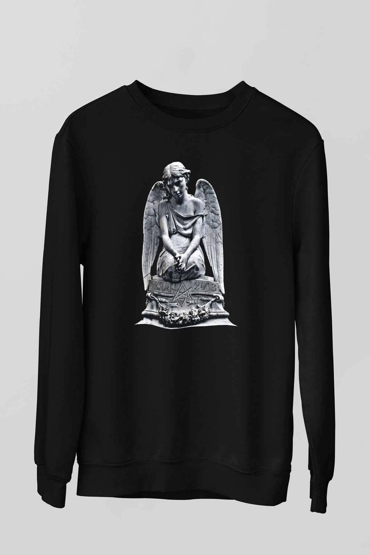 Bring Me the Horizon Baskılı Unisex Siyah Sweatshirt