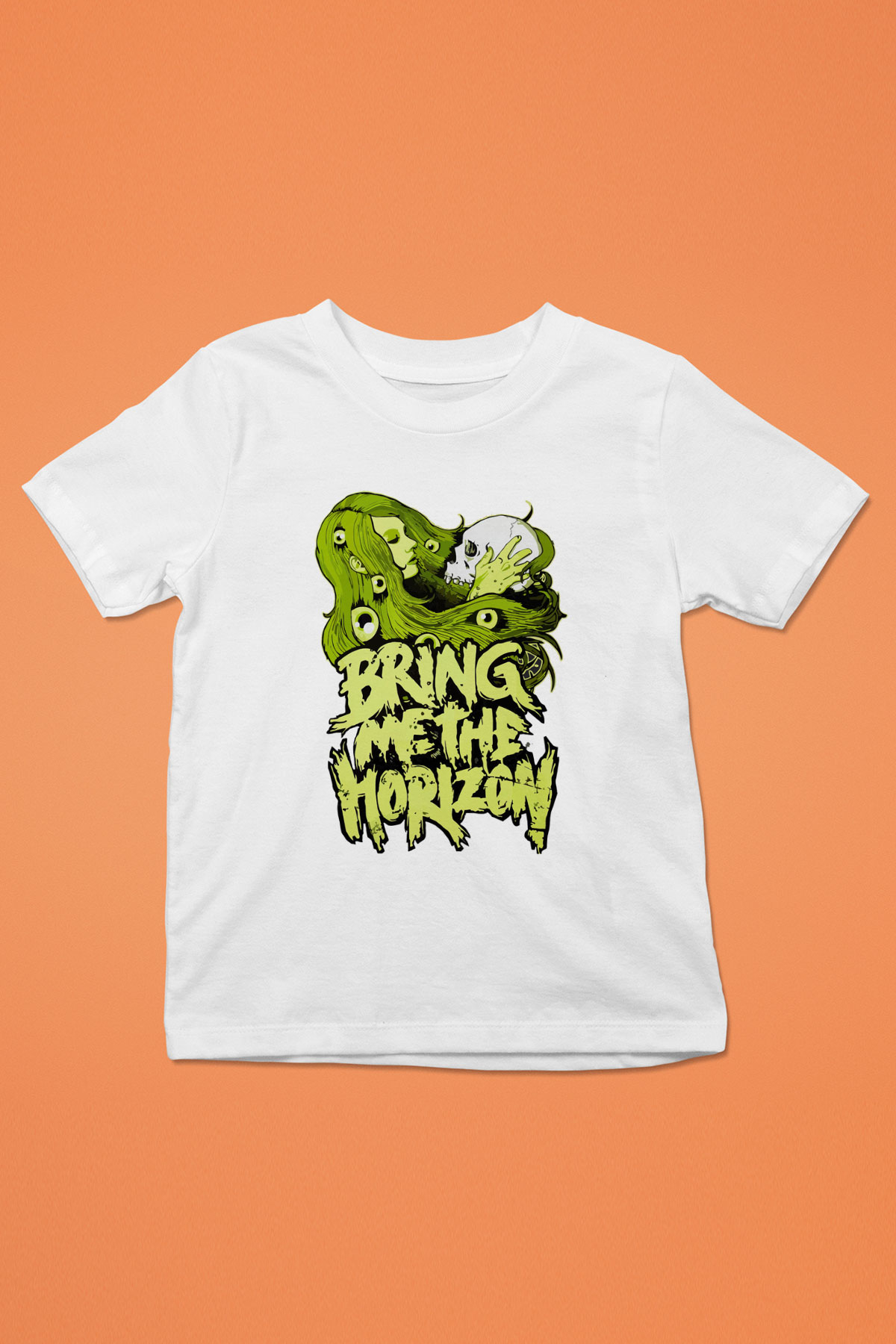 Bring Me the Horizon Beyaz Unisex Çocuk Tişört