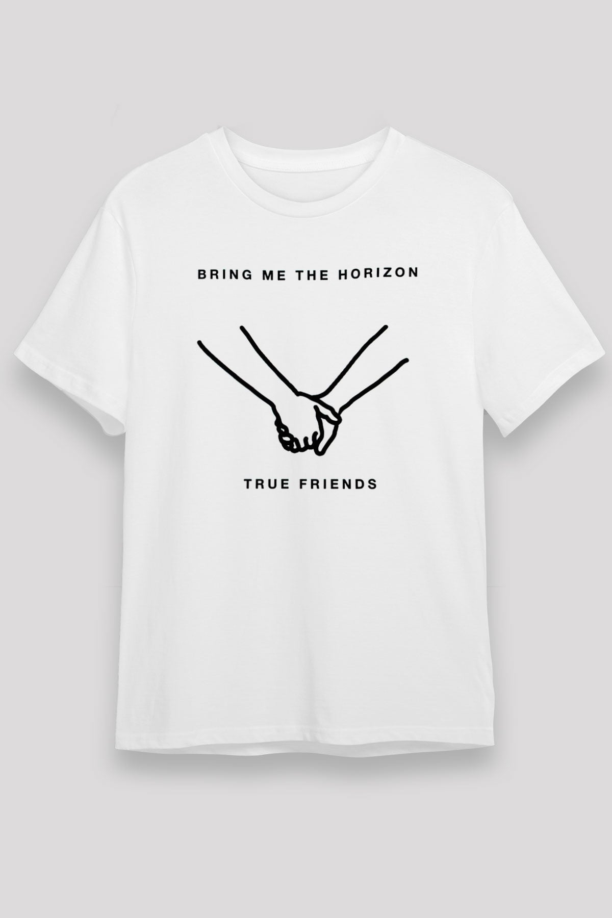 Bring Me the Horizon Beyaz Unisex Tişört T-Shirt - TişörtFabrikası