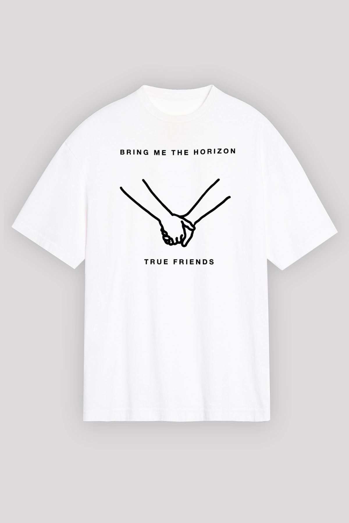 Bring Me the Horizon Beyaz Unisex Tişört T-Shirt - TişörtFabrikası