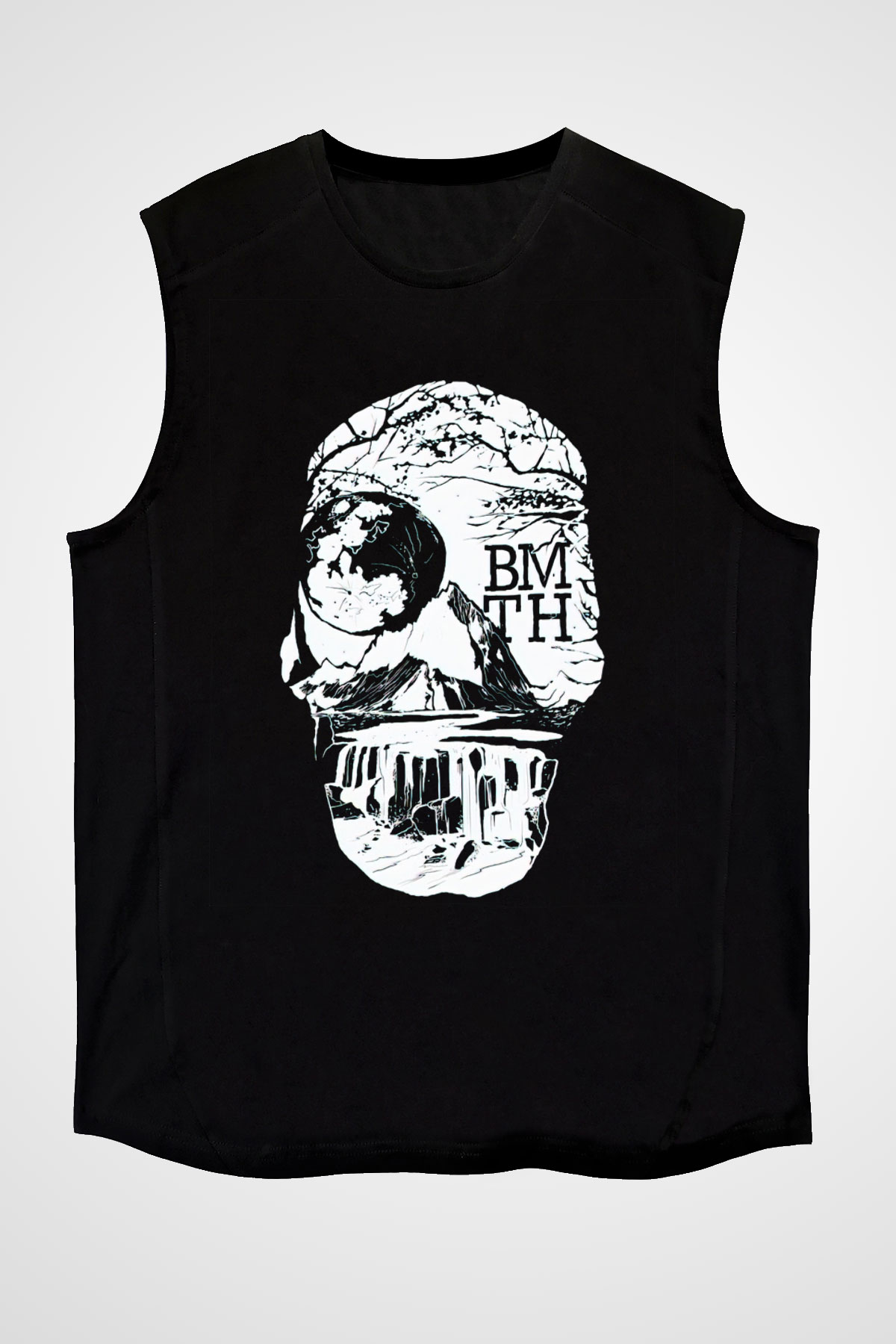 Bring Me the Horizon Siyah Unisex Kolsuz Tişört