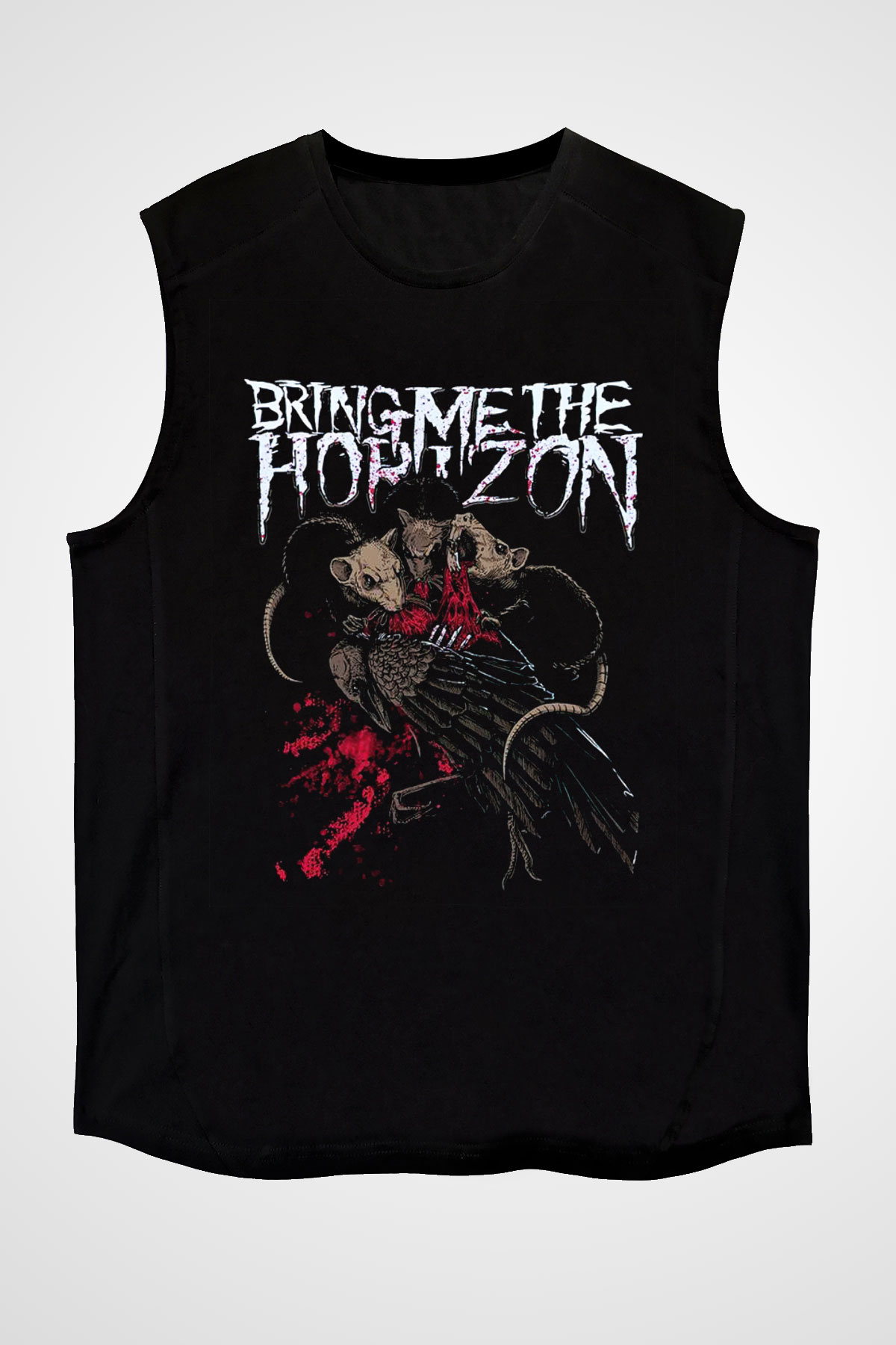 Bring Me the Horizon Siyah Unisex Kolsuz Tişört