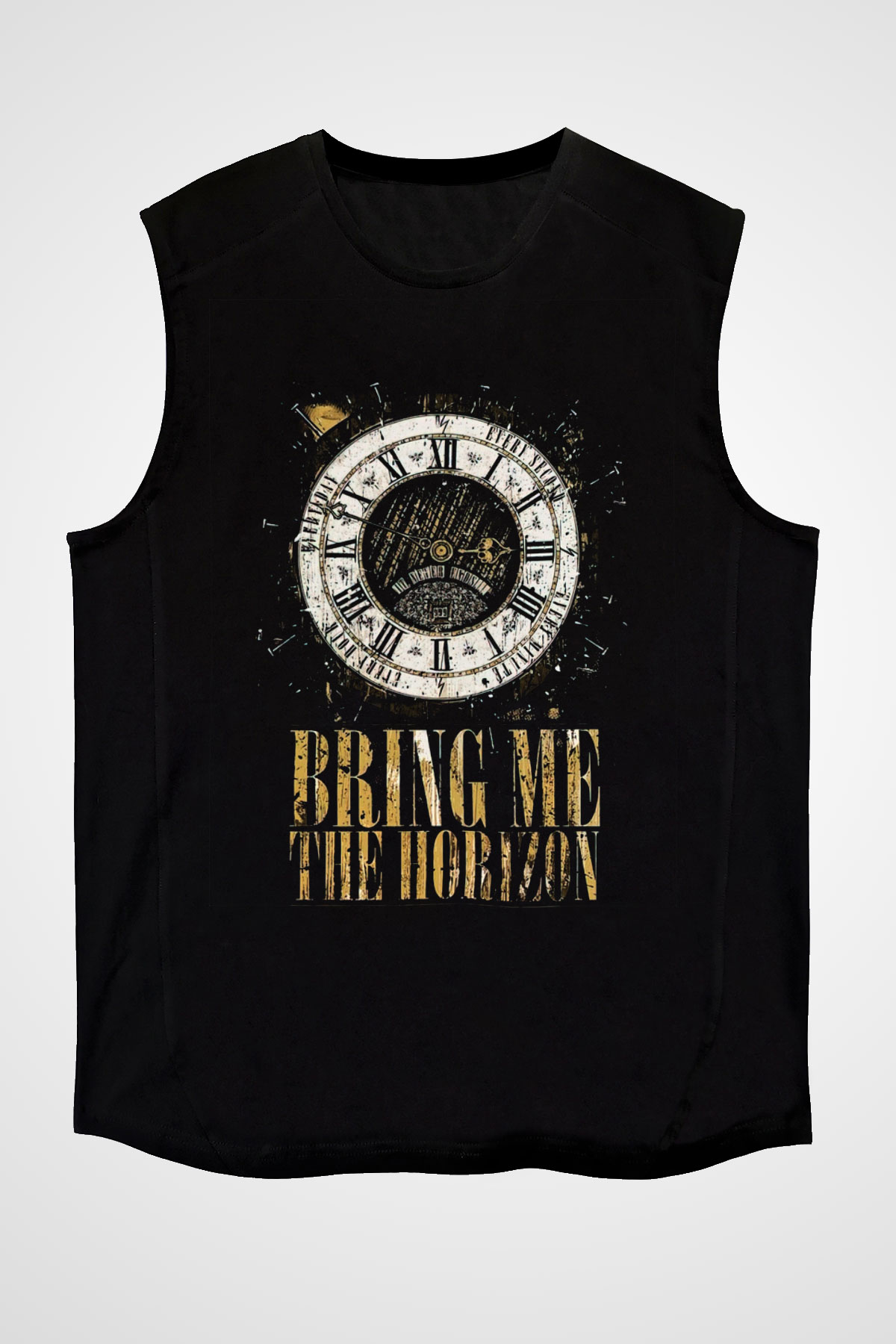 Bring Me the Horizon Siyah Unisex Kolsuz Tişört