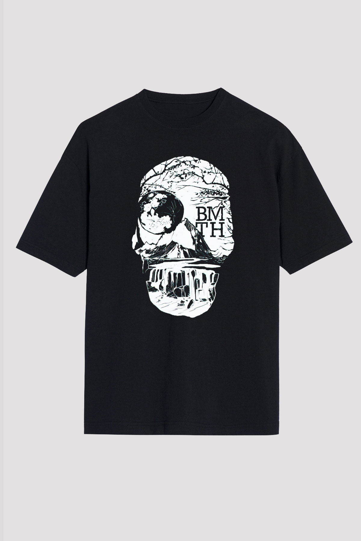 Bring Me the Horizon Siyah Unisex Oversize Tişört T-Shirt