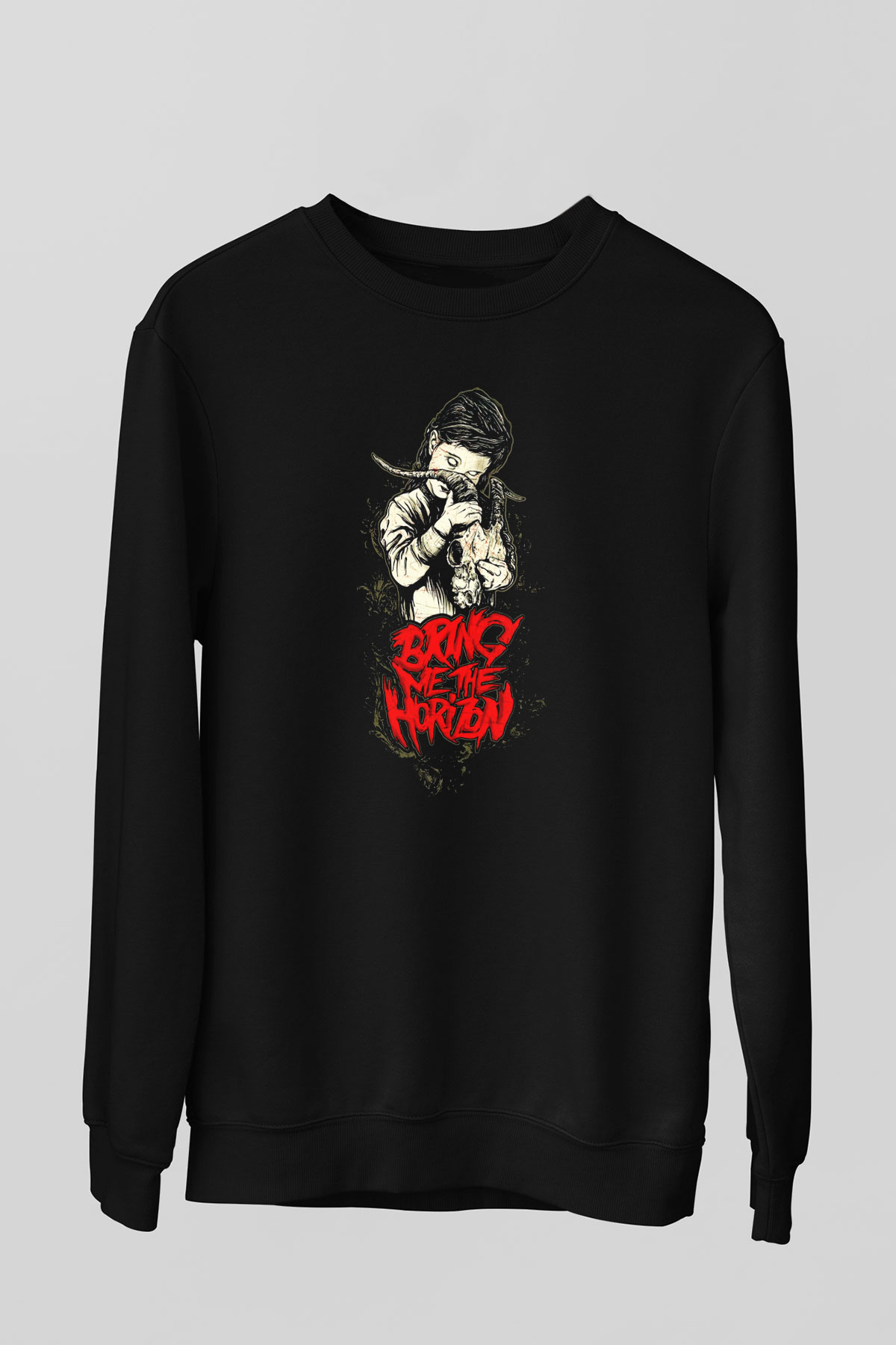 Bring Me the Horizon Siyah Unisex Sweatshirt