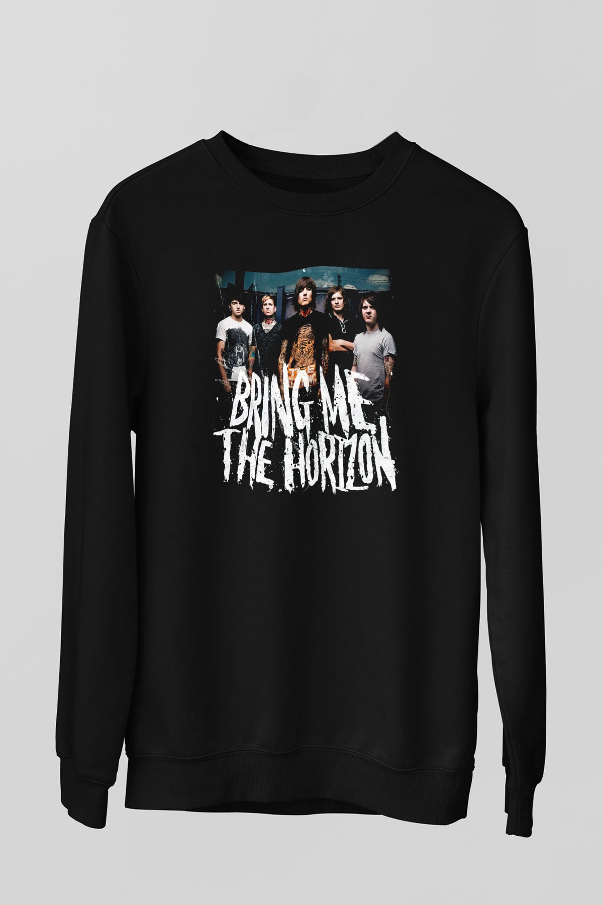 Bring Me the Horizon Siyah Unisex Sweatshirt