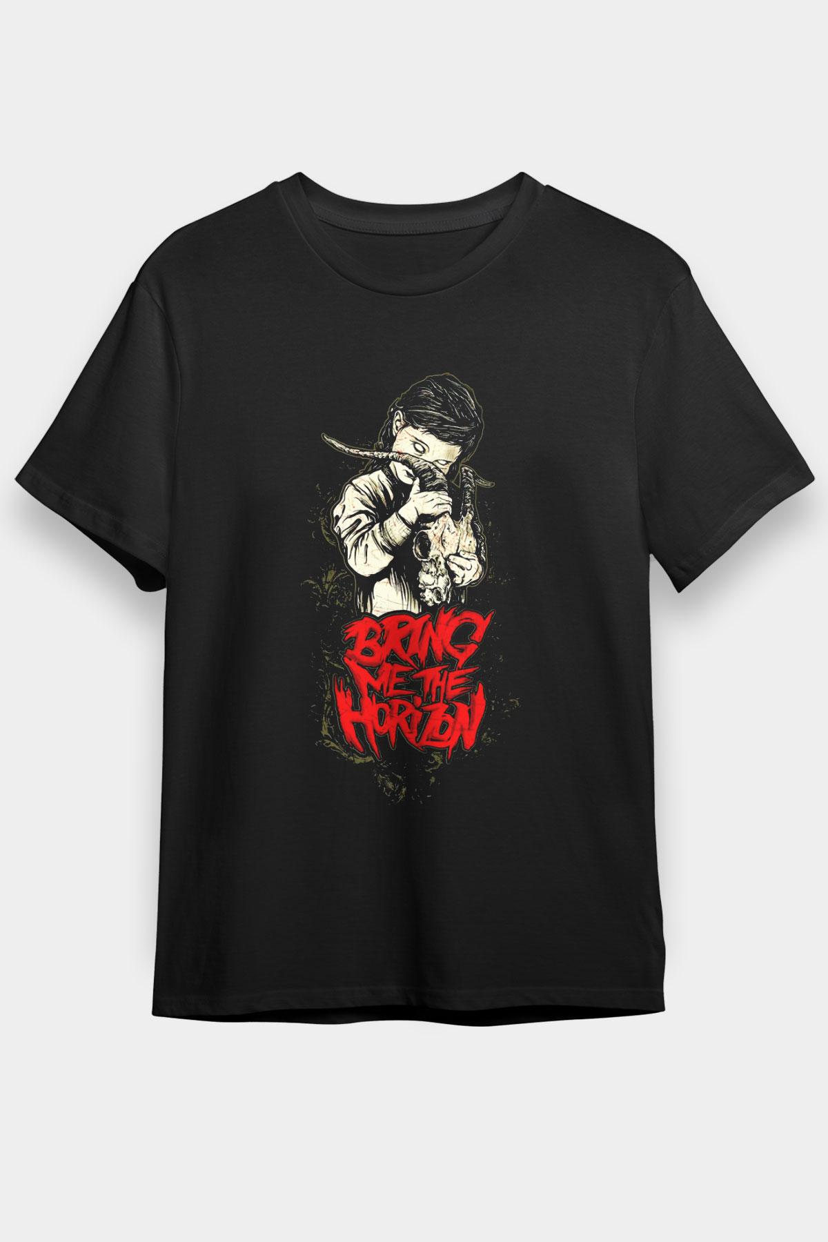 Bring Me the Horizon Siyah Unisex Tişört T-Shirt - TişörtFabrikası