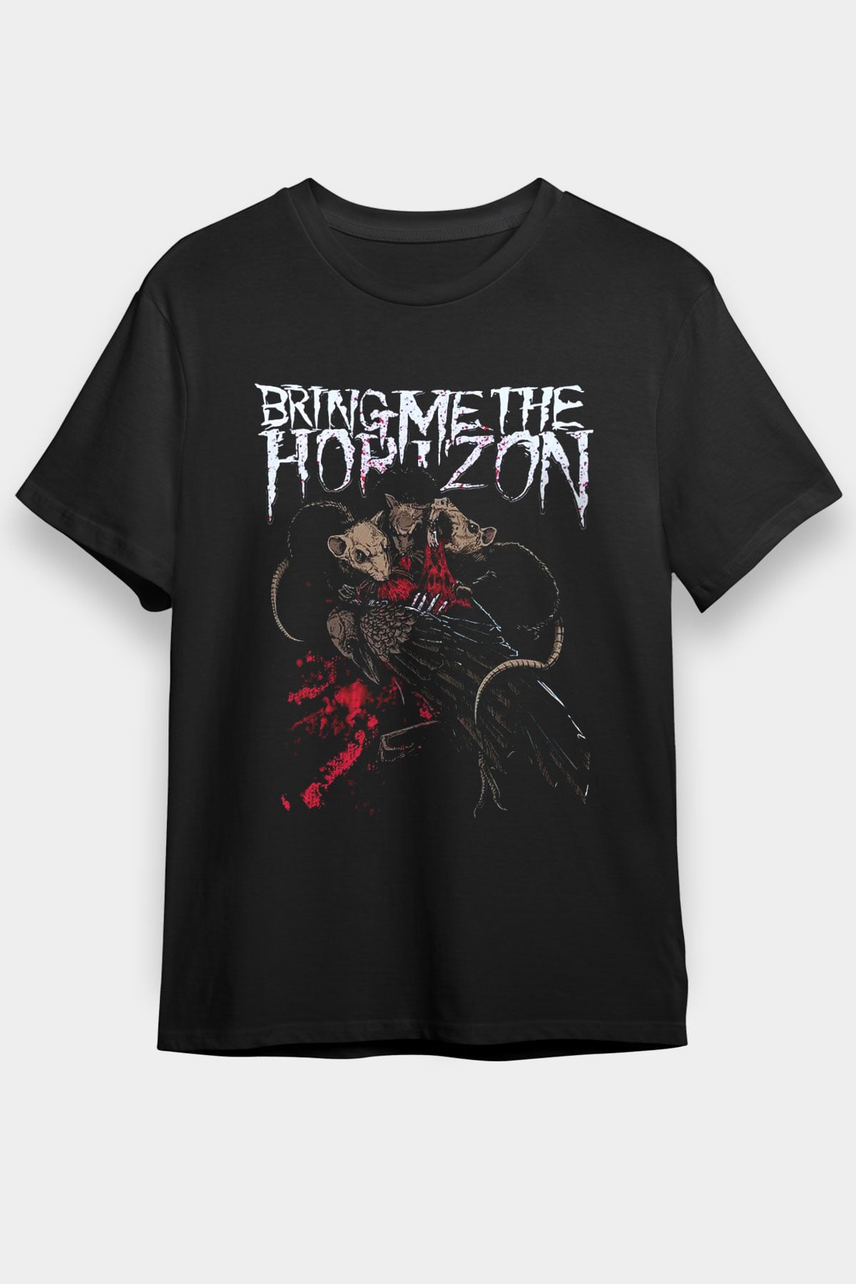 Bring Me the Horizon Siyah Unisex Tişört T-Shirt - TişörtFabrikası