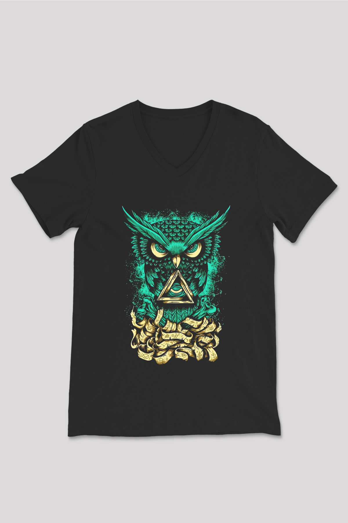 Bring Me the Horizon Siyah Unisex V Yaka Tişört T-Shirt