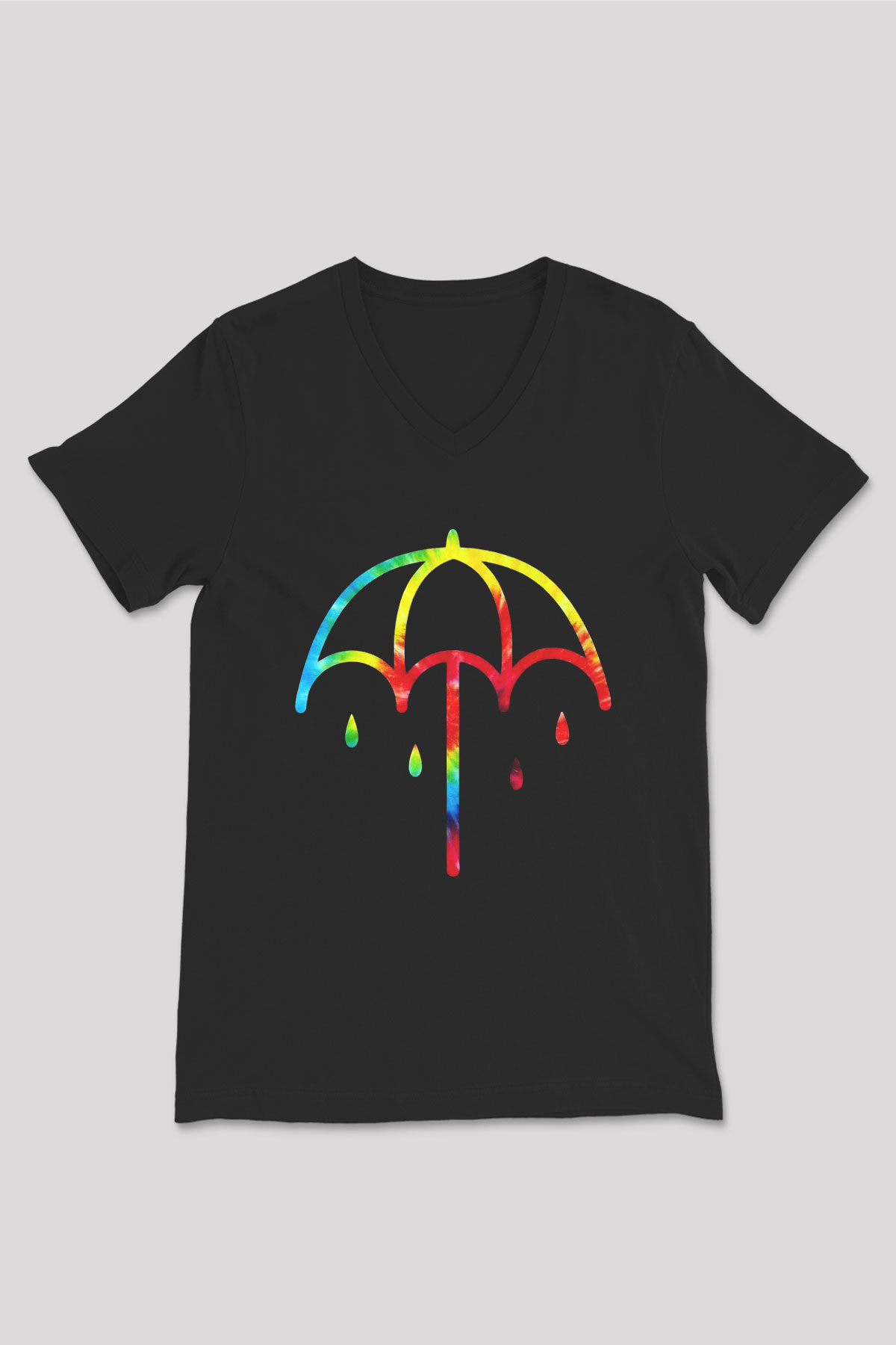 Bring Me the Horizon Siyah Unisex V Yaka Tişört T-Shirt