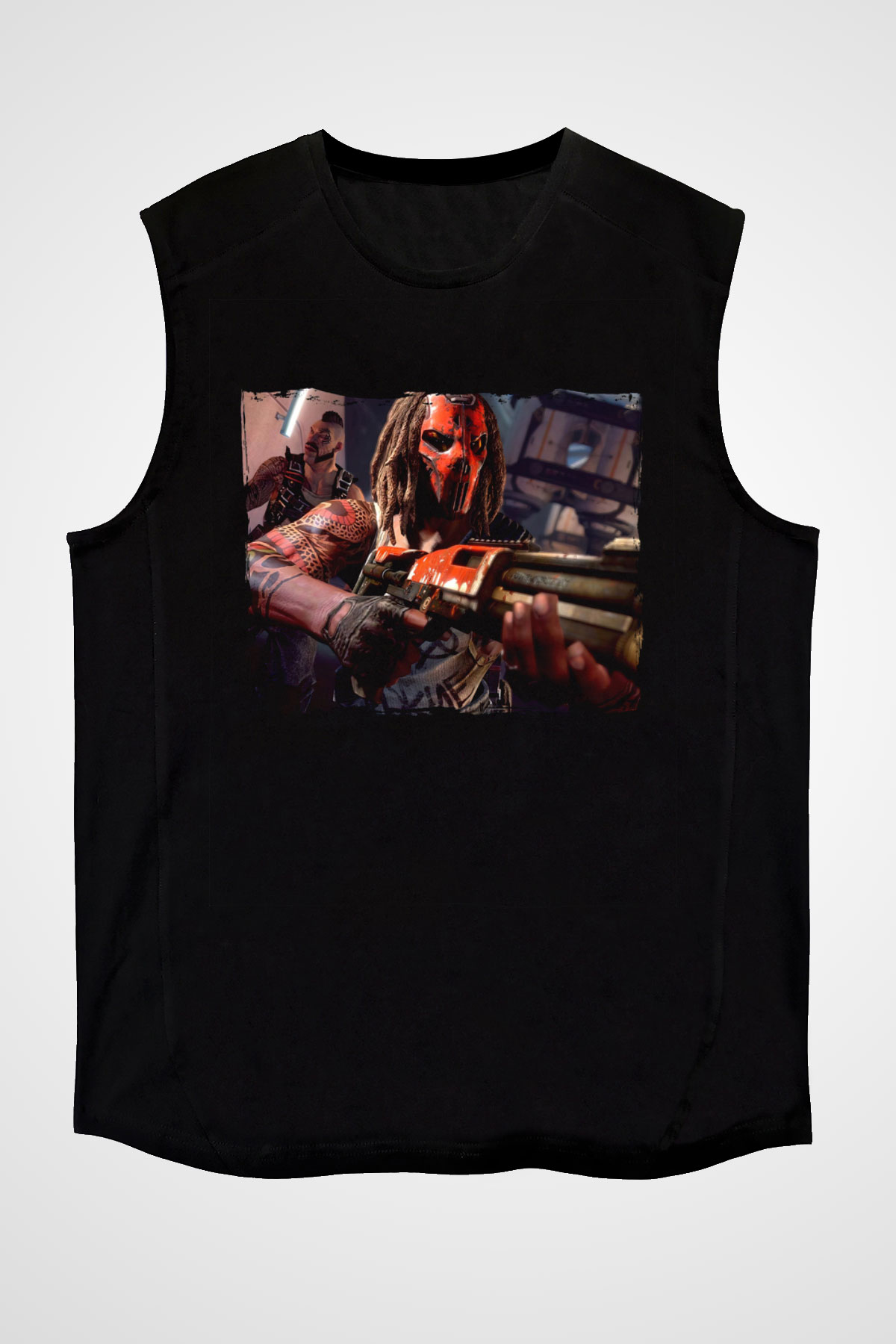Brink Siyah Unisex Kolsuz Tişört