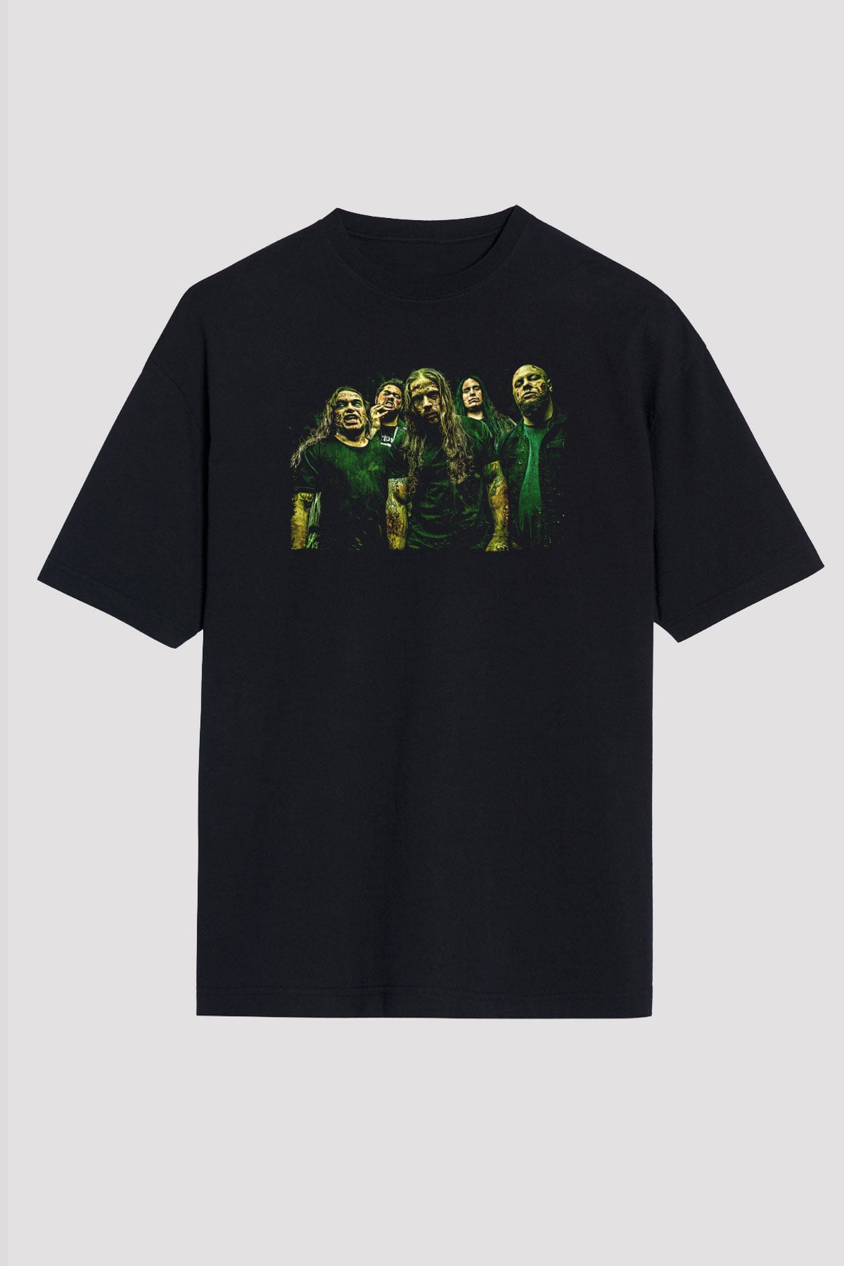 Broken Hope Baskılı Unisex Siyah Oversize Tişört - Tshirt