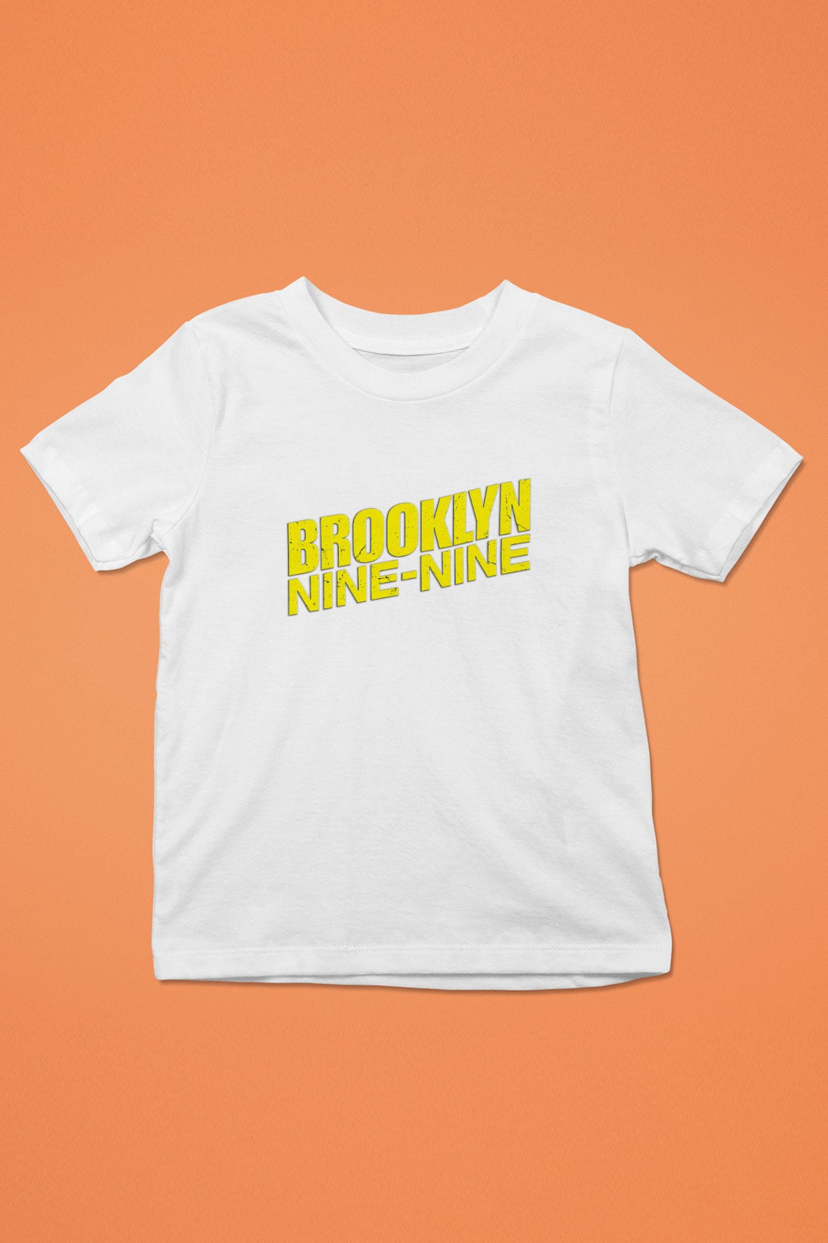 Brooklyn NineNine Baskılı Beyaz Unisex Çocuk Tişört