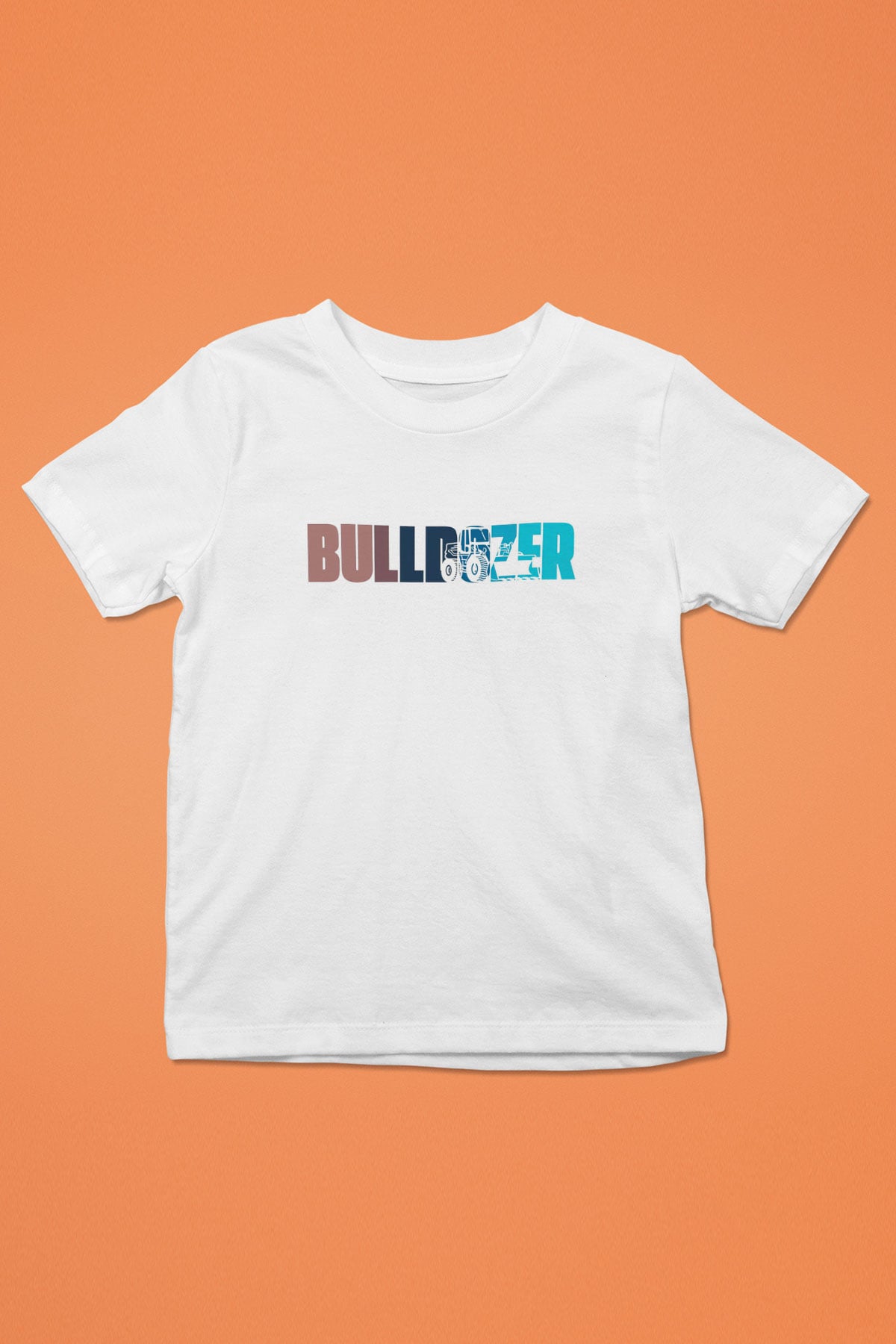 Buldozer operatörü Beyaz Unisex Çocuk Tişört