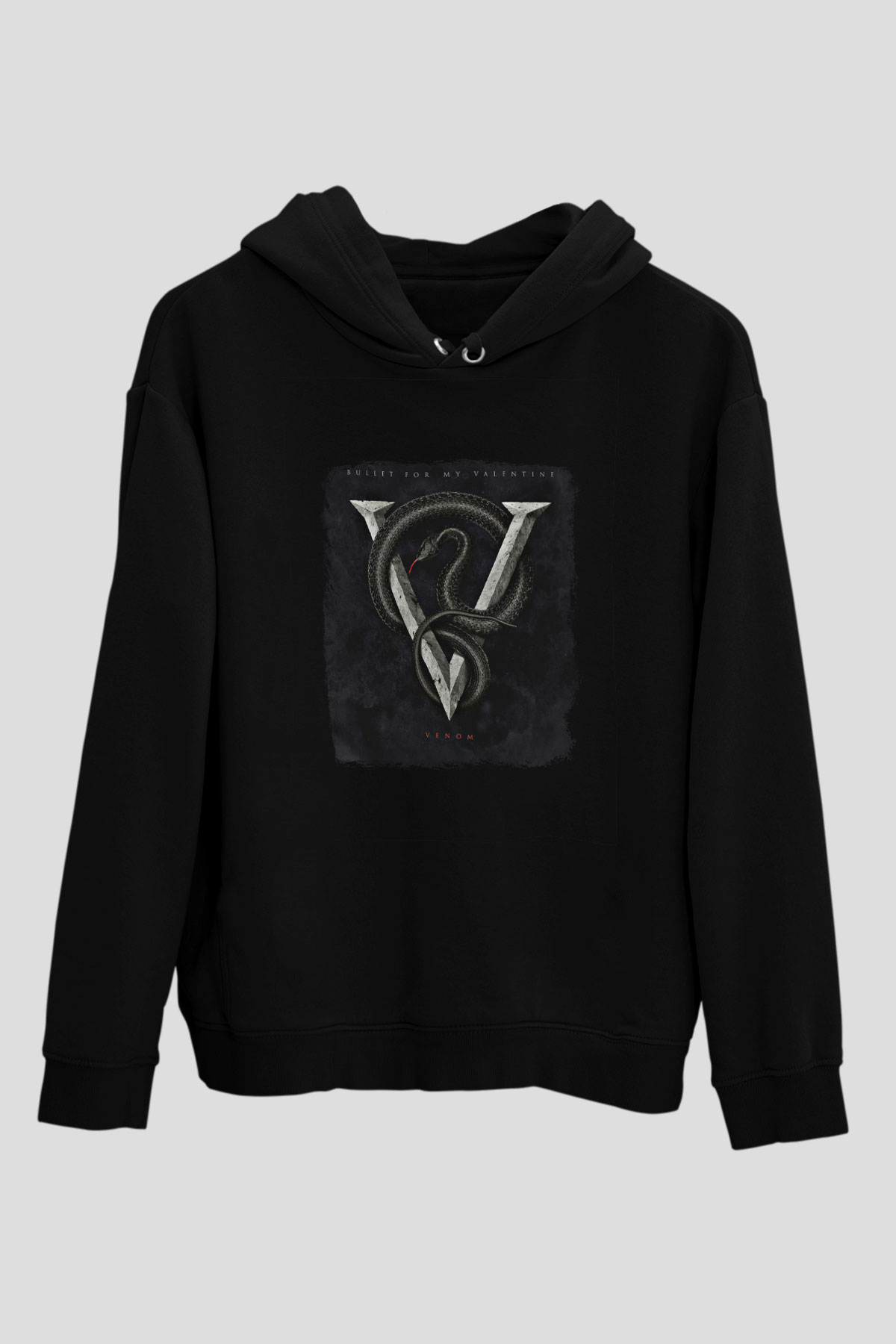 Bullet for My Valentine Baskılı Unisex Siyah Hoodie