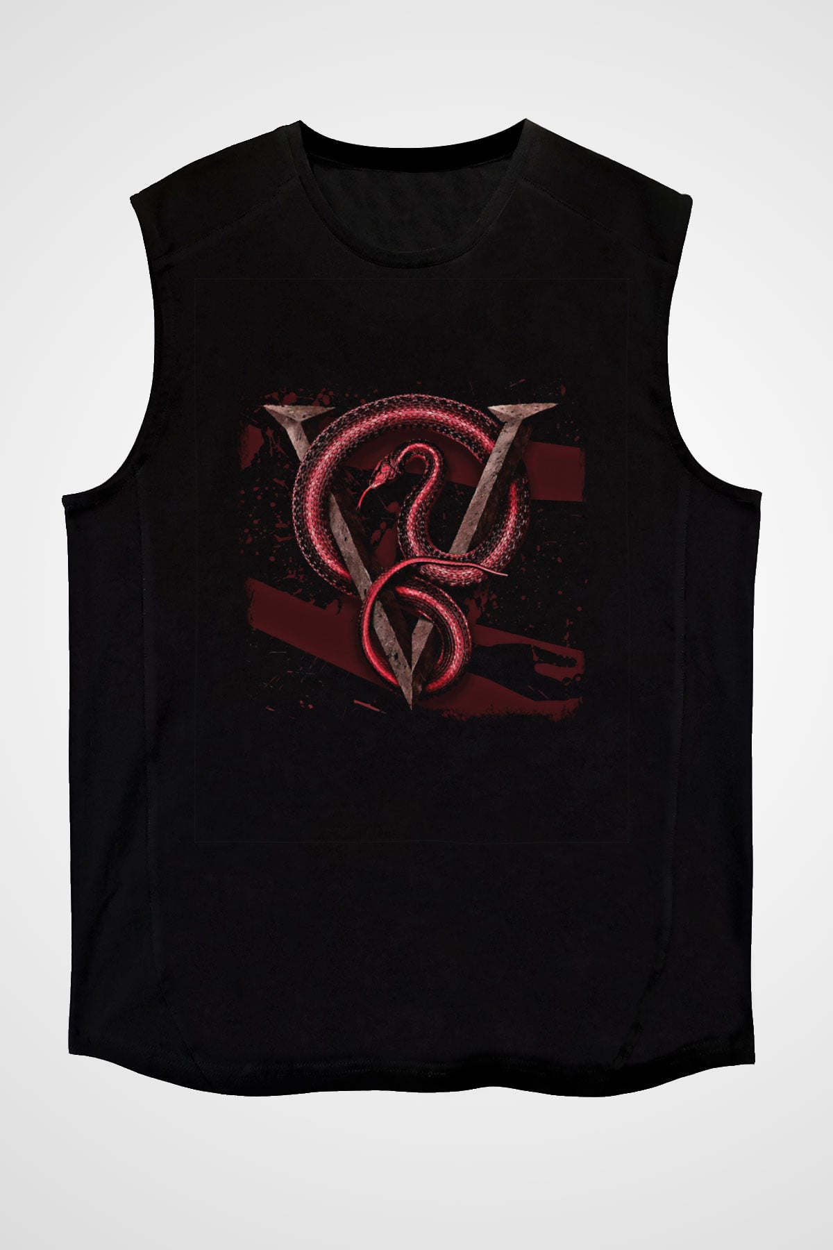 Bullet for My Valentine Baskılı Unisex Siyah Kolsuz Tişört