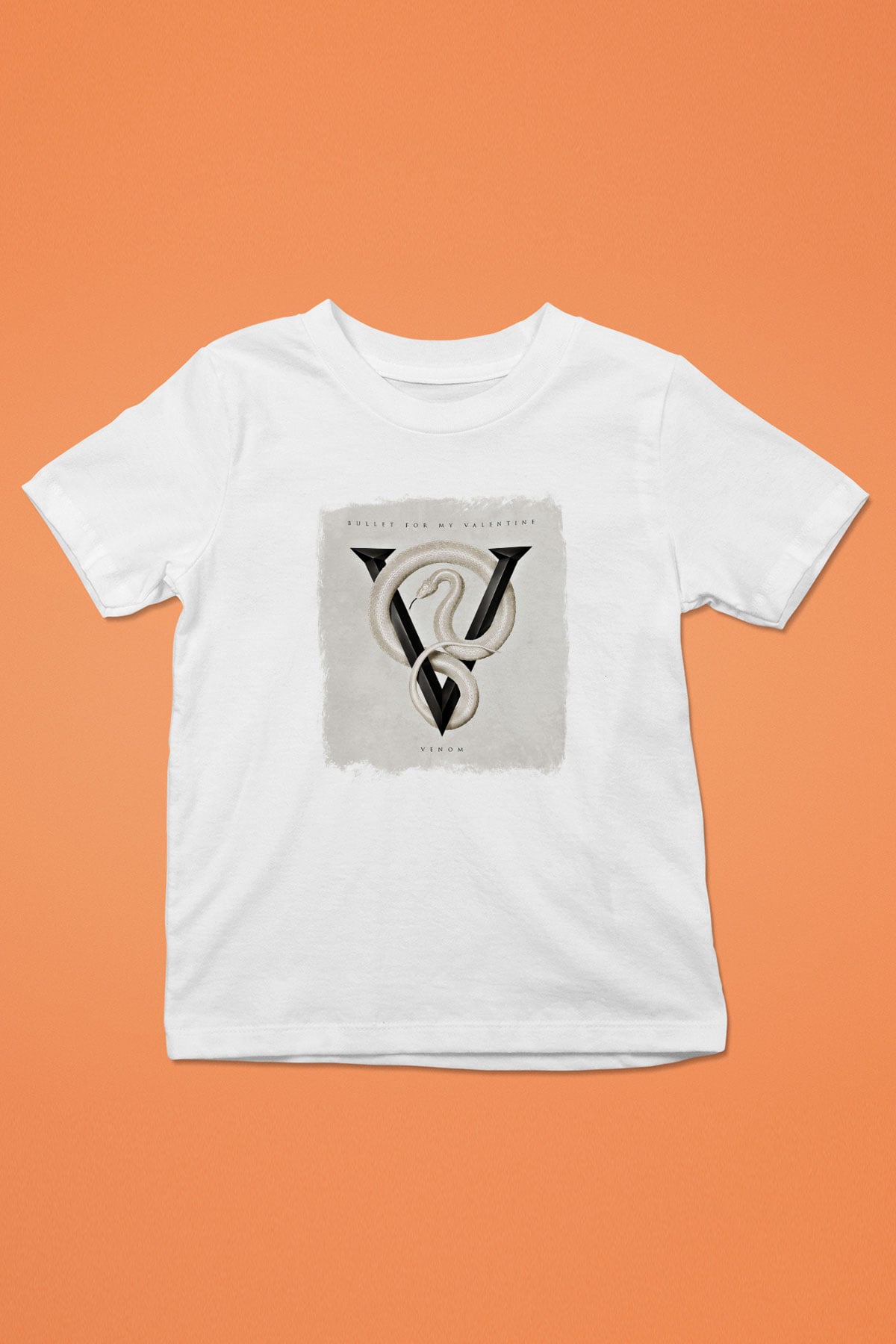Bullet for My Valentine Baskılı Unisex Beyaz Çocuk Tişört