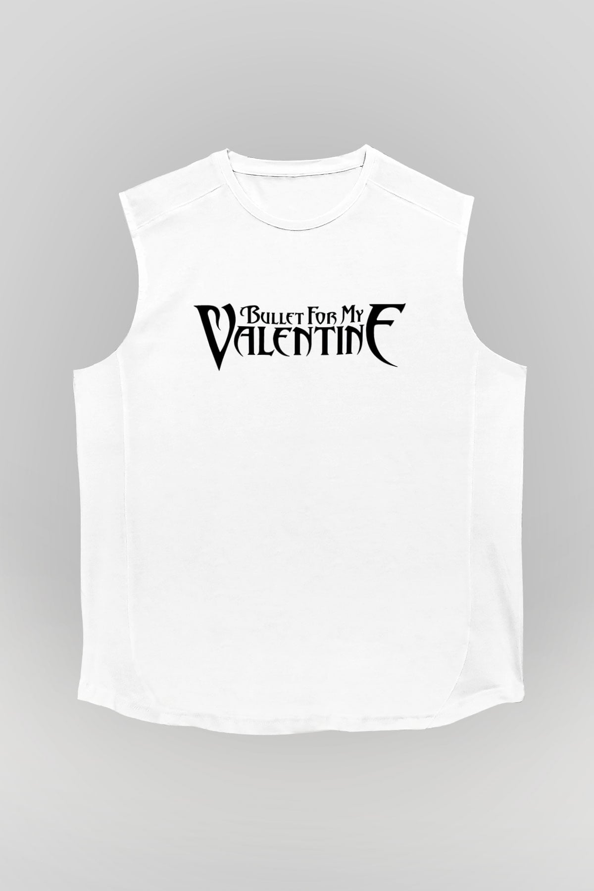 Bullet for My Valentine Beyaz Unisex Kolsuz Tişört