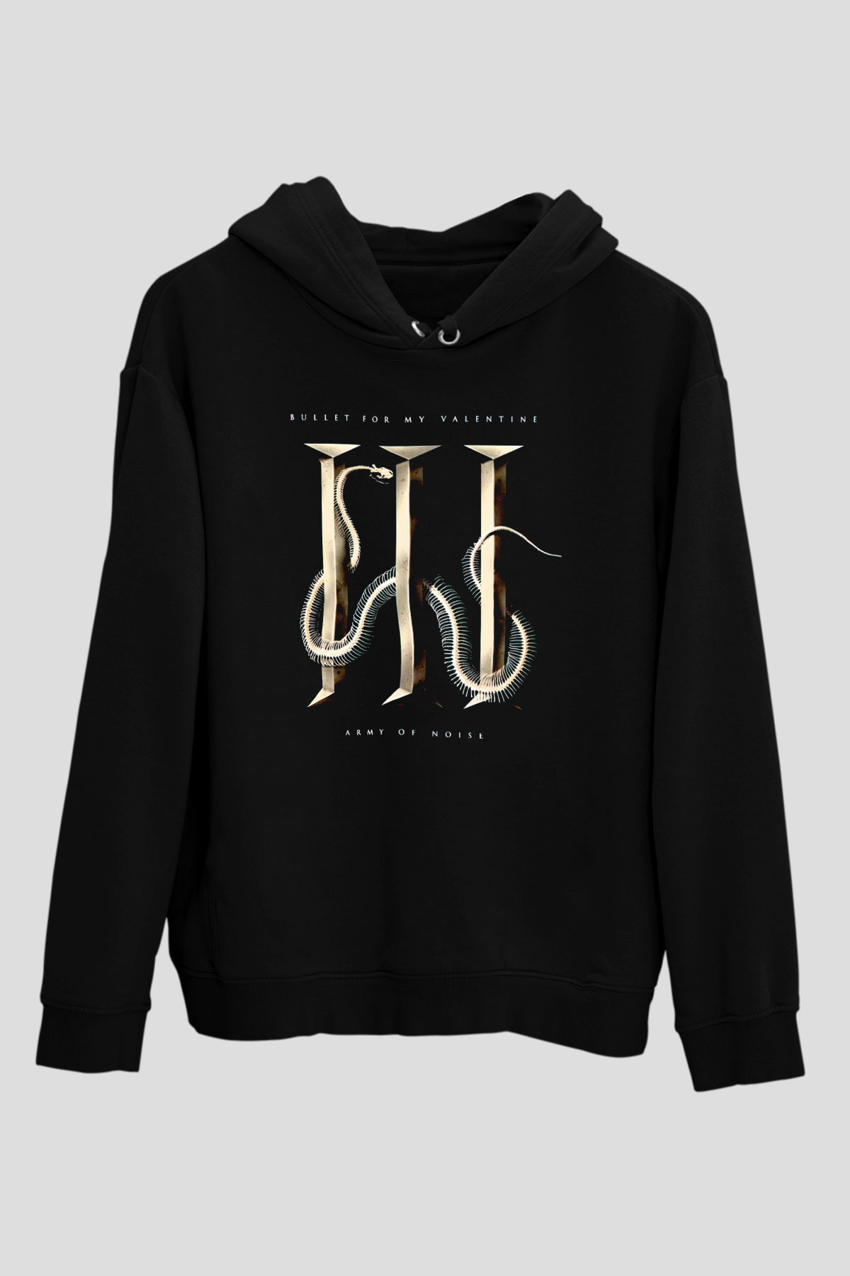 Bullet for My Valentine Siyah Unisex Kapüşonlu Sweatshirt
