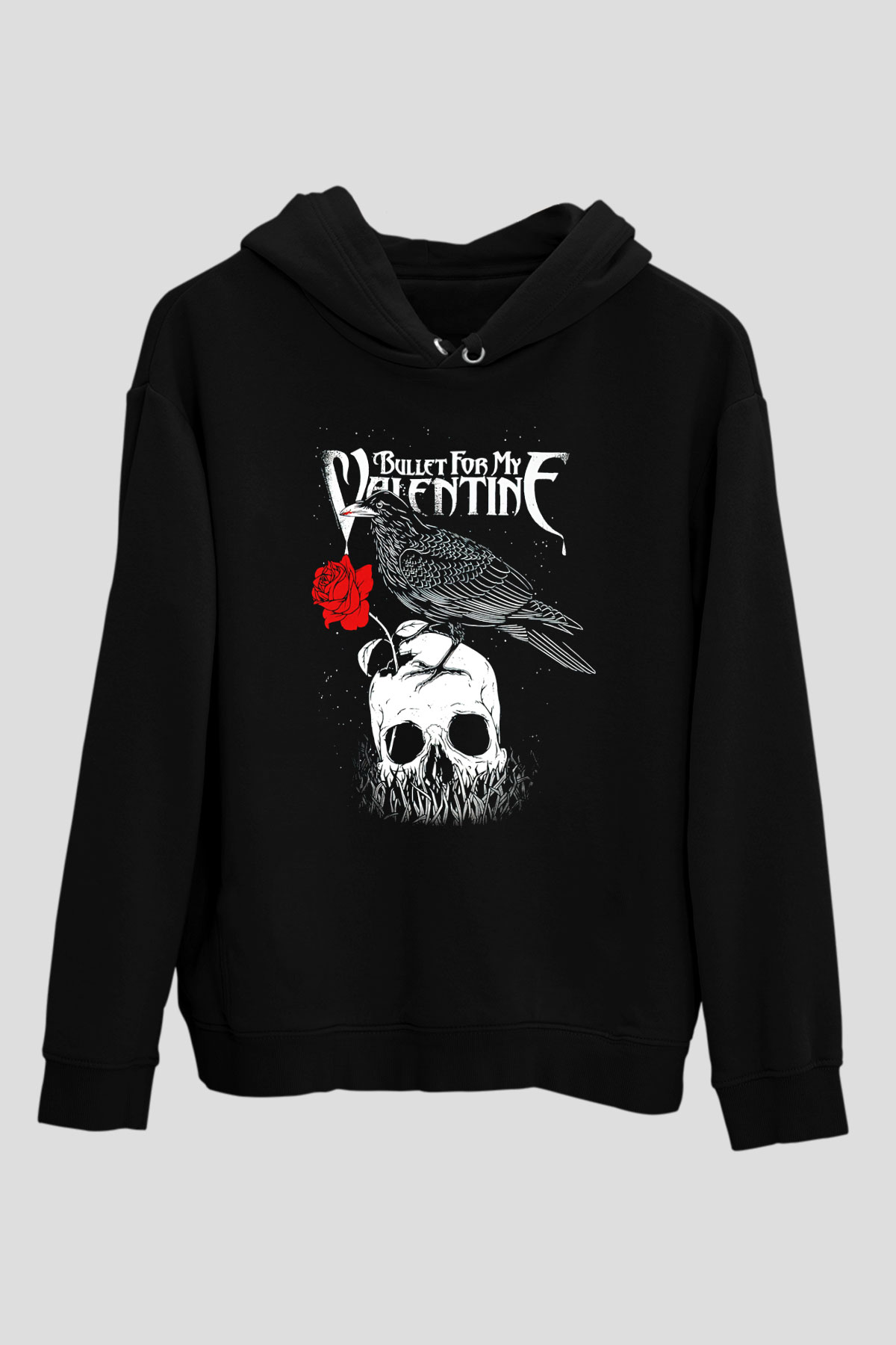 Bullet for My Valentine Siyah Unisex Kapüşonlu Sweatshirt
