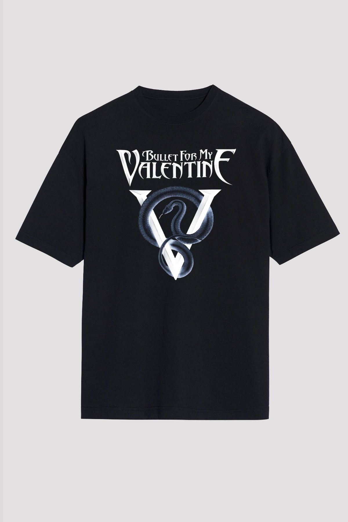 Bullet for My Valentine Siyah Unisex Oversize Tişört T-Shirt