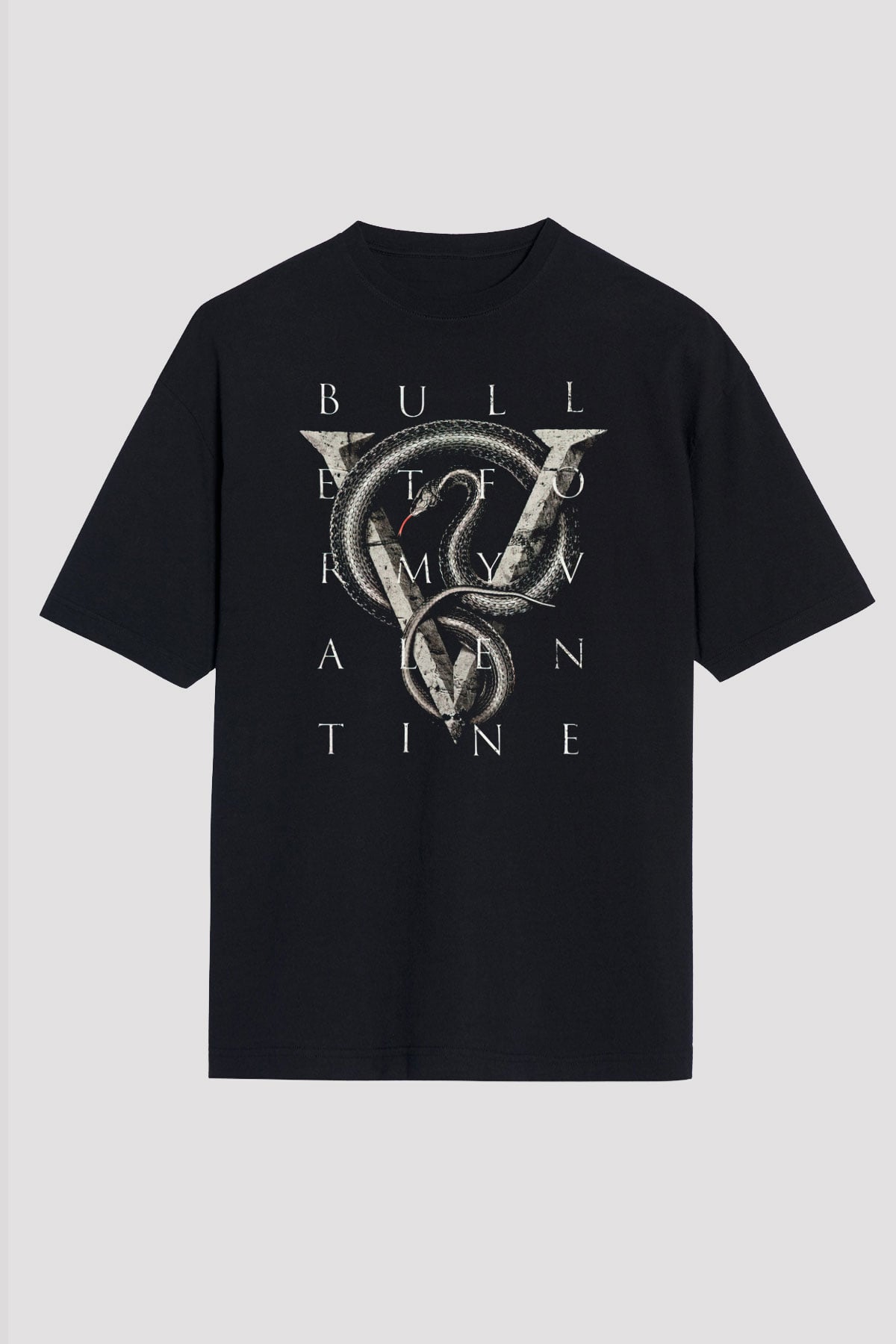 Bullet for My Valentine Siyah Unisex Oversize Tişört T-Shirt