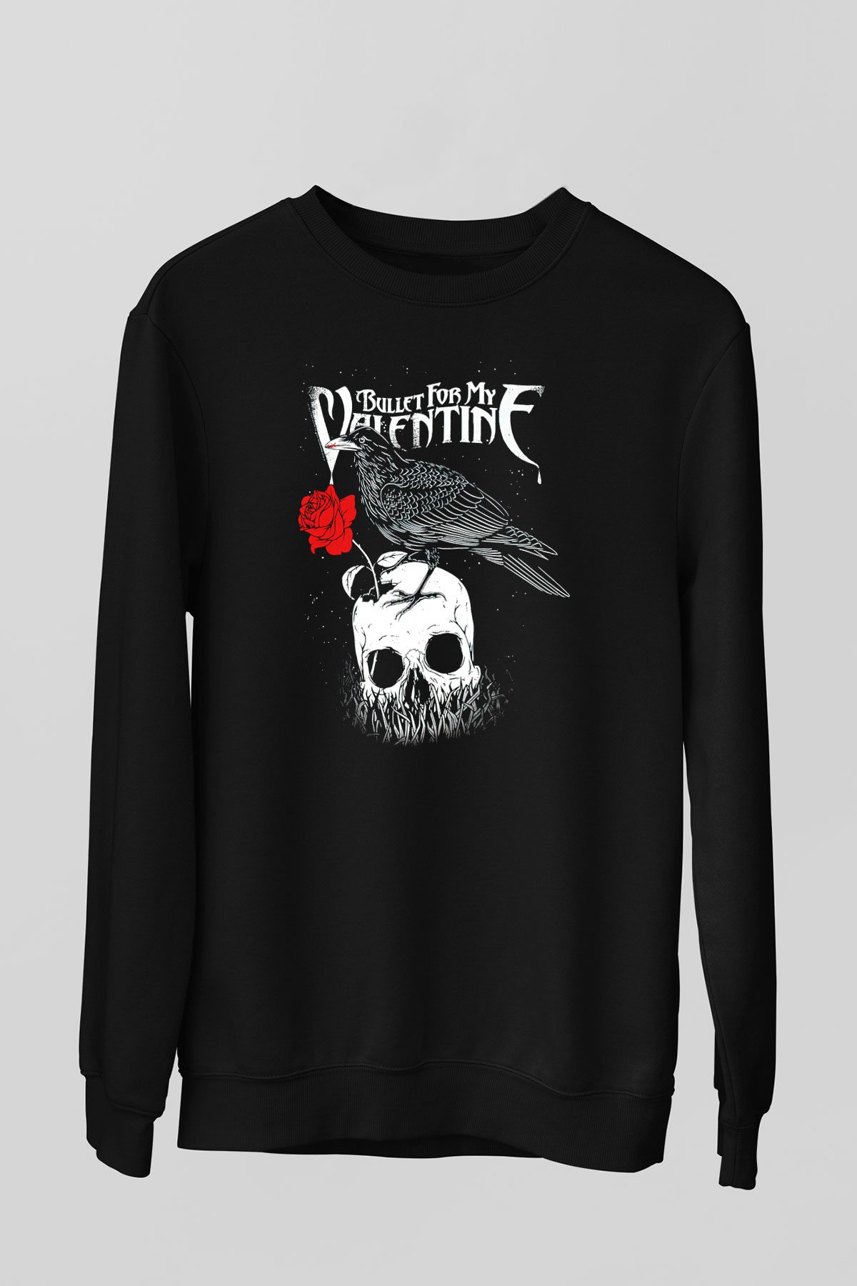 Bullet for My Valentine Siyah Unisex Sweatshirt