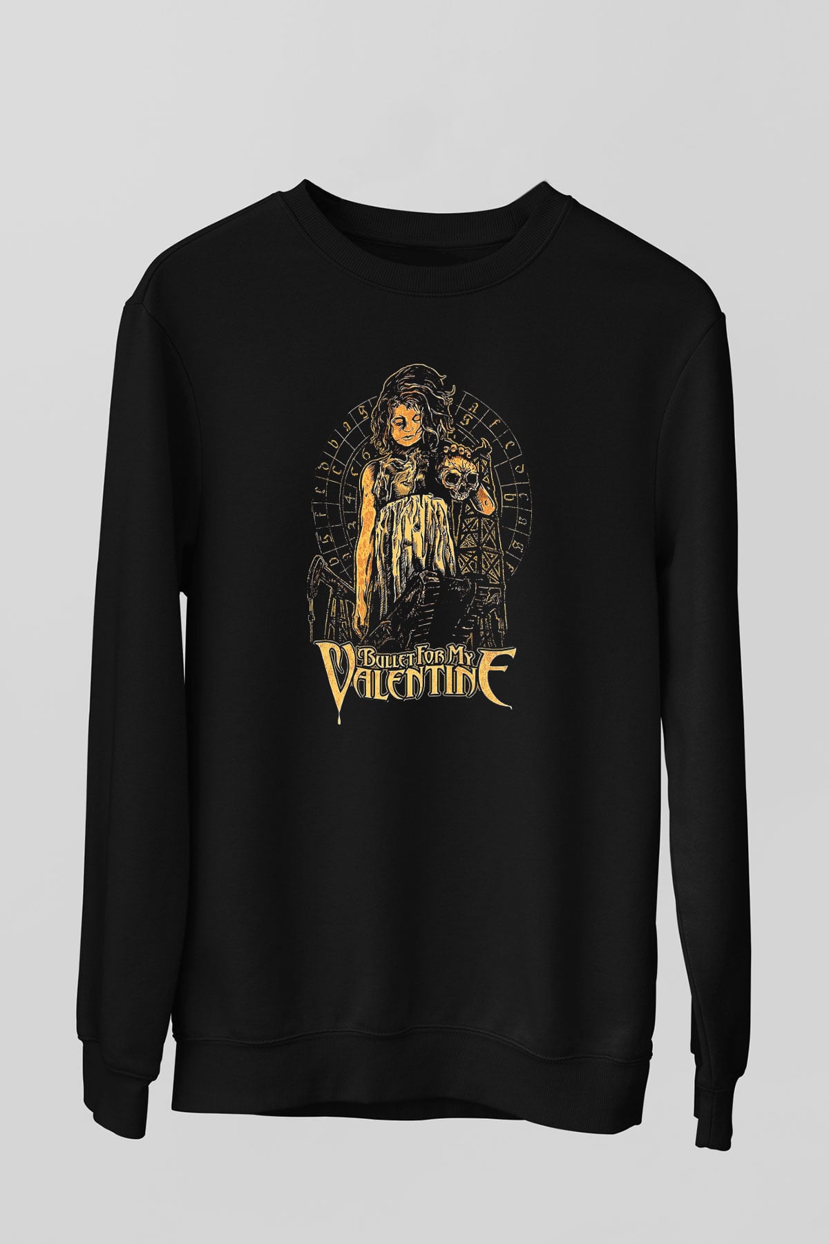 Bullet for My Valentine Siyah Unisex Sweatshirt