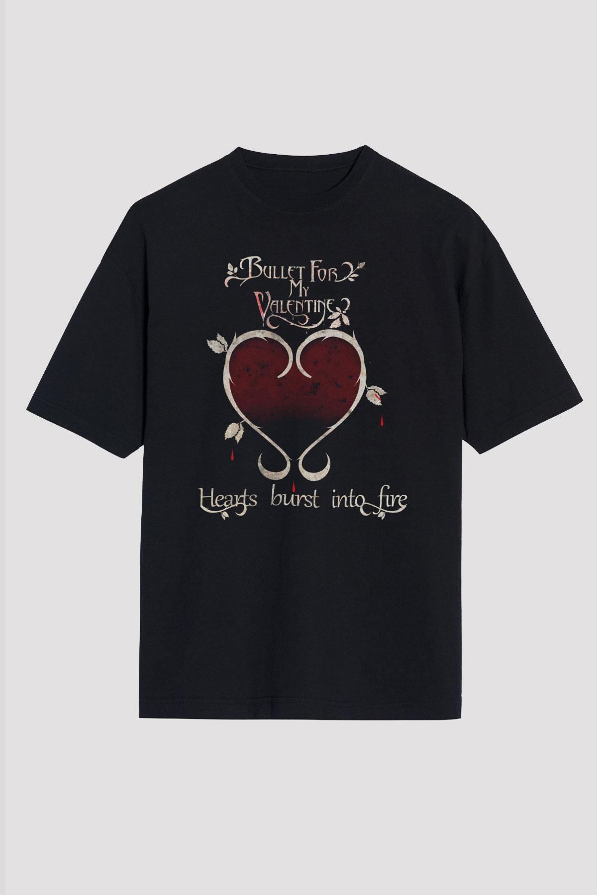 Bullet for My Valentine Siyah Unisex Tişört T-Shirt - TişörtFabrikası