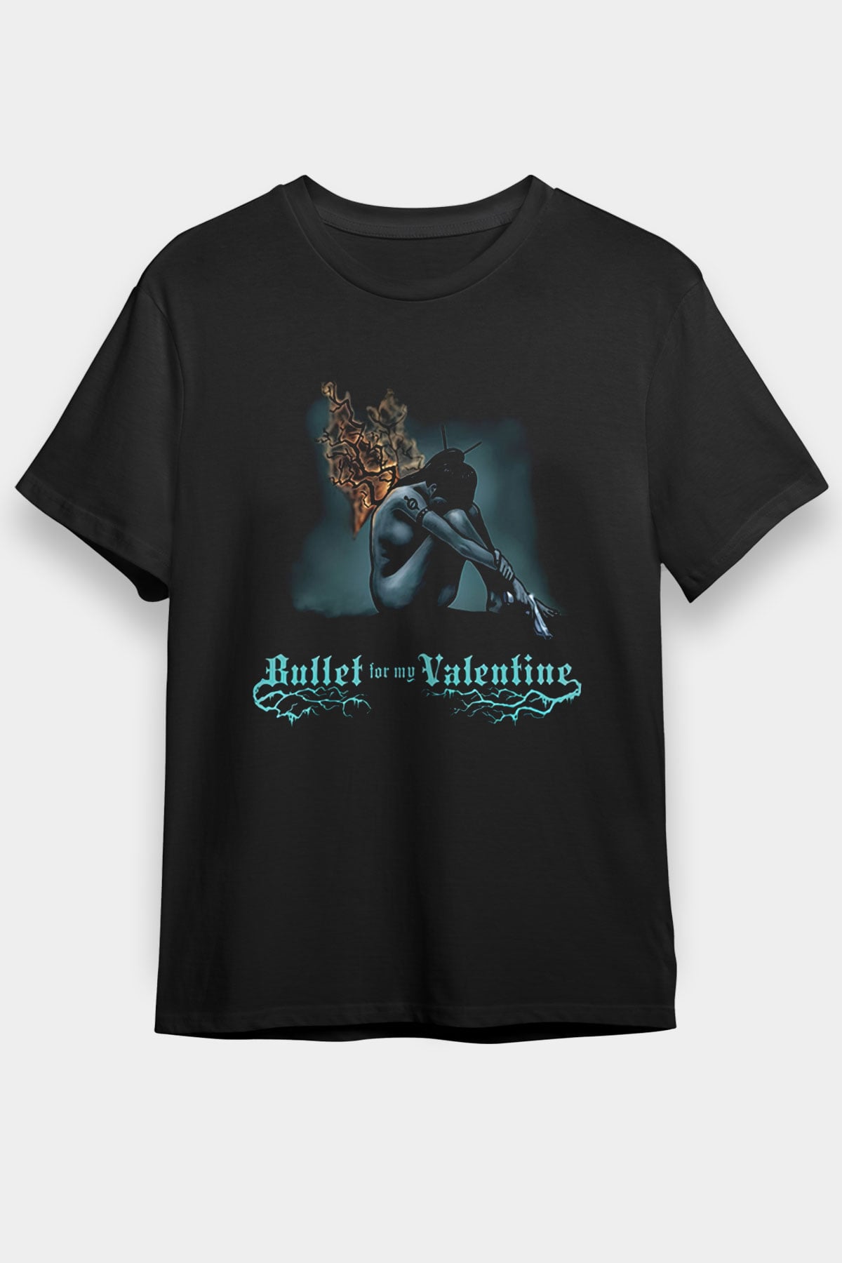 Bullet for My Valentine Siyah Unisex Tişört T-Shirt - TişörtFabrikası