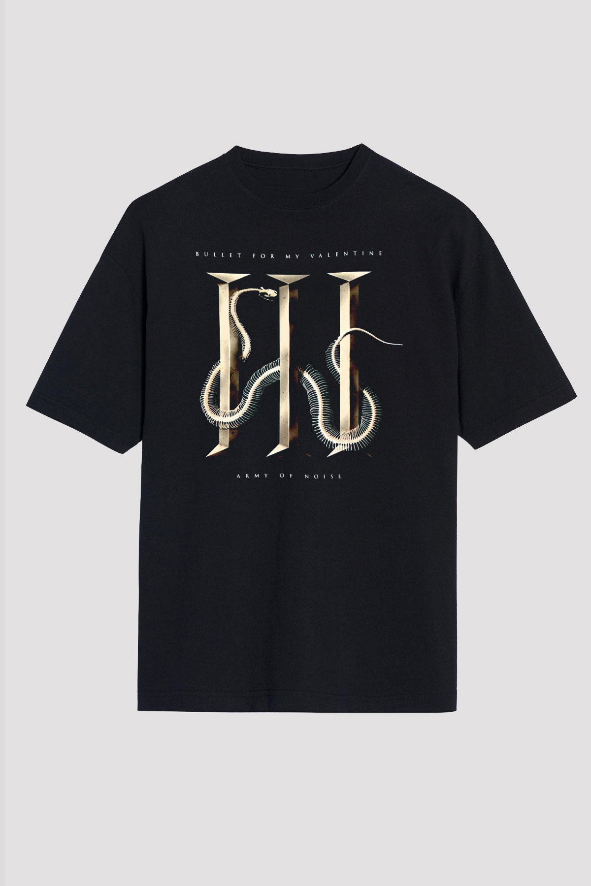 Bullet for My Valentine Siyah Unisex Tişört T-Shirt - TişörtFabrikası