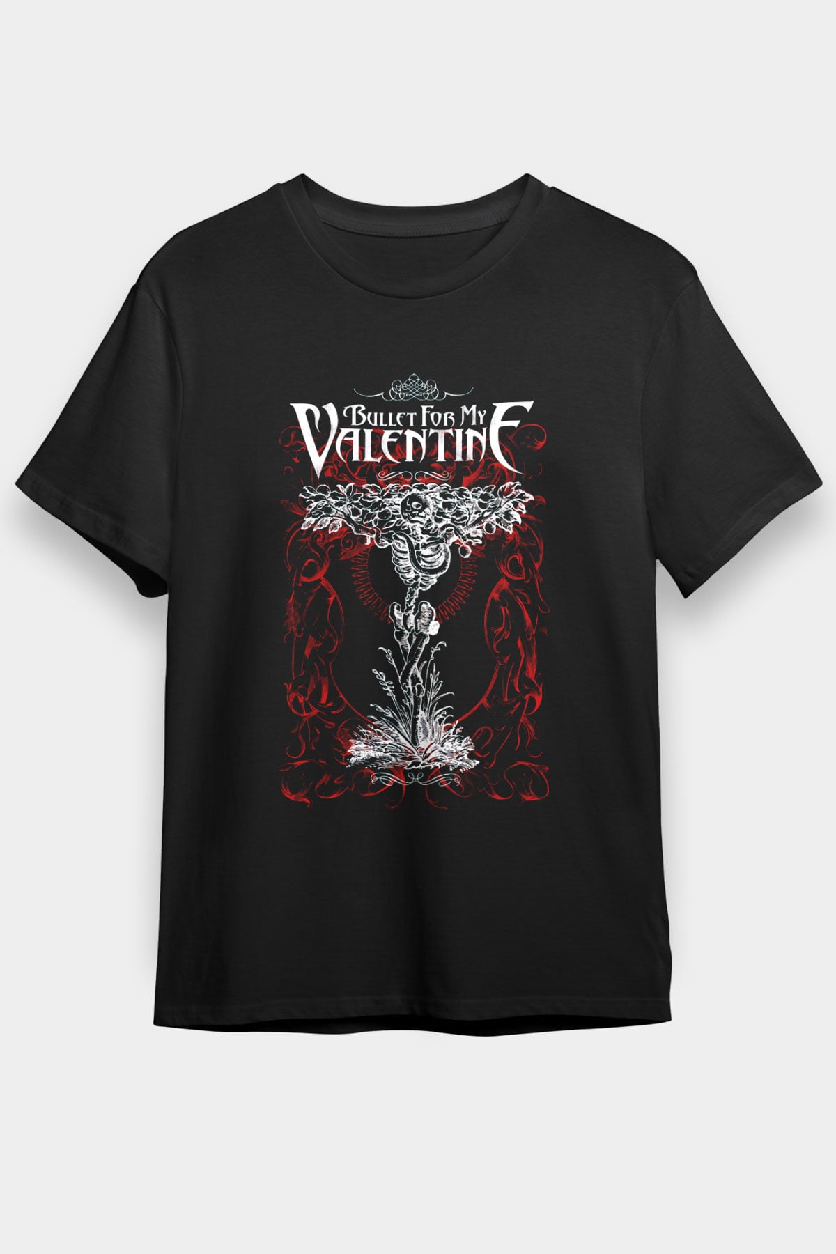 Bullet for My Valentine Siyah Unisex Tişört T-Shirt - TişörtFabrikası