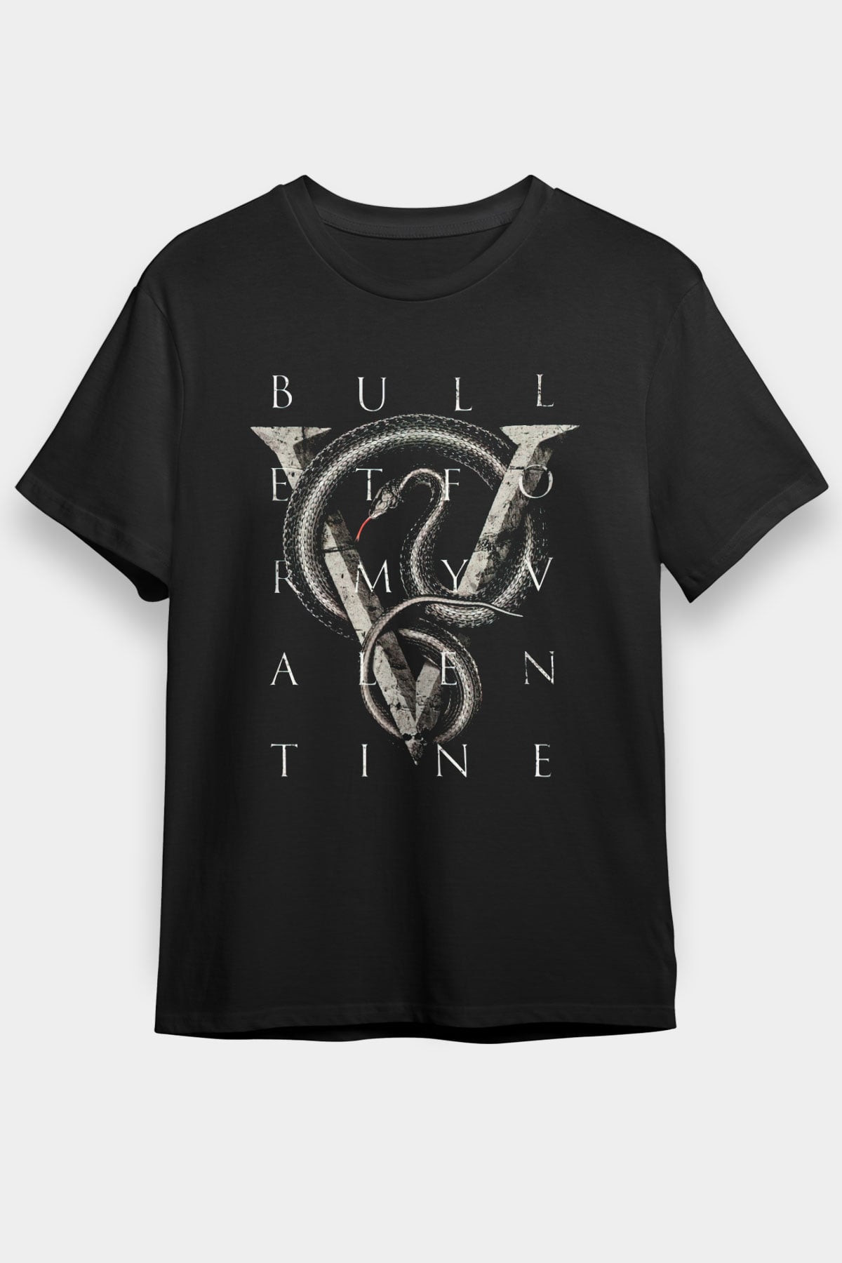 Bullet for My Valentine Siyah Unisex Tişört T-Shirt - TişörtFabrikası