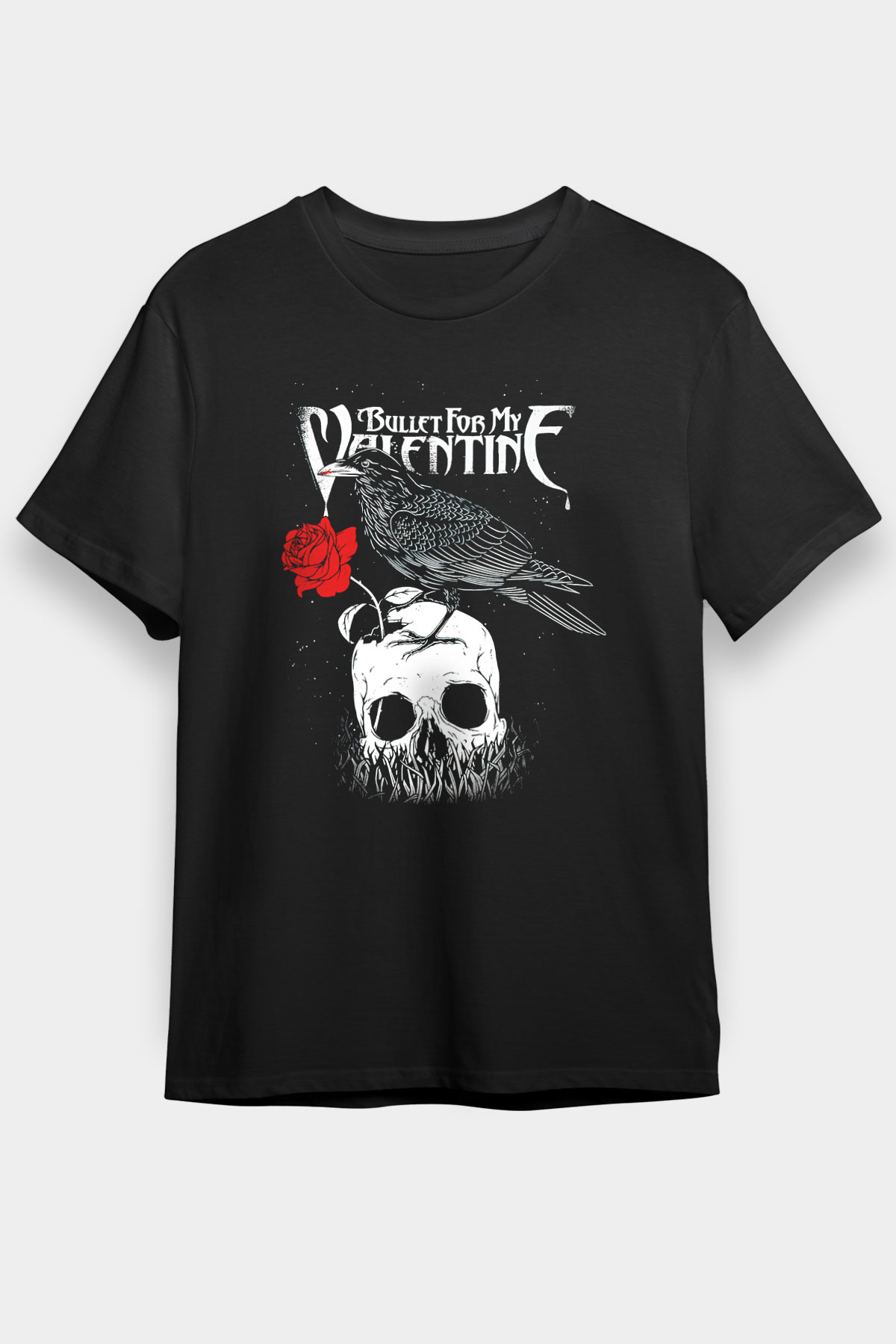 Bullet for My Valentine Siyah Unisex Tişört T-Shirt - TişörtFabrikası
