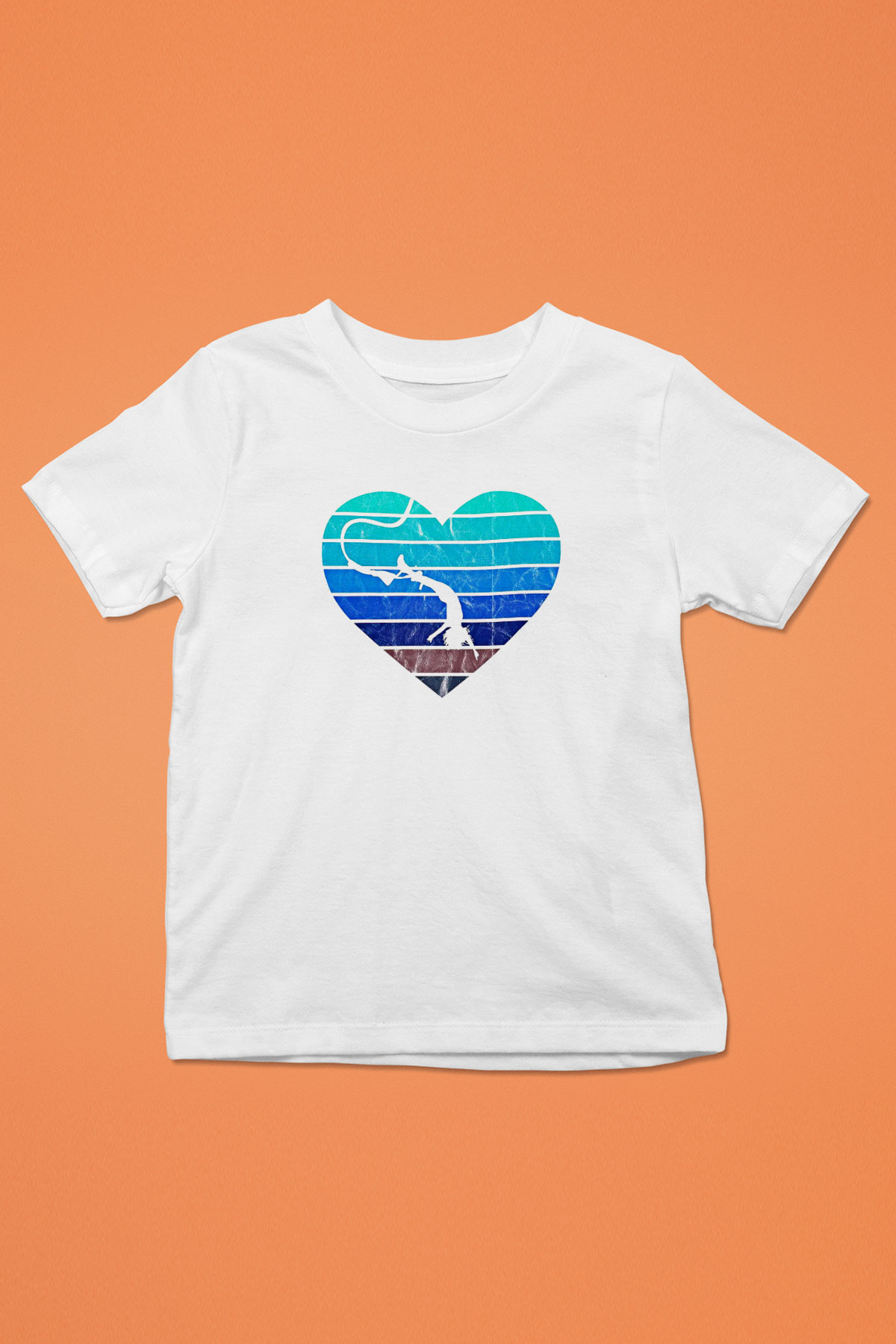 Bungee Jumping Baskılı Unisex Beyaz Çocuk Tişört - Tshirt