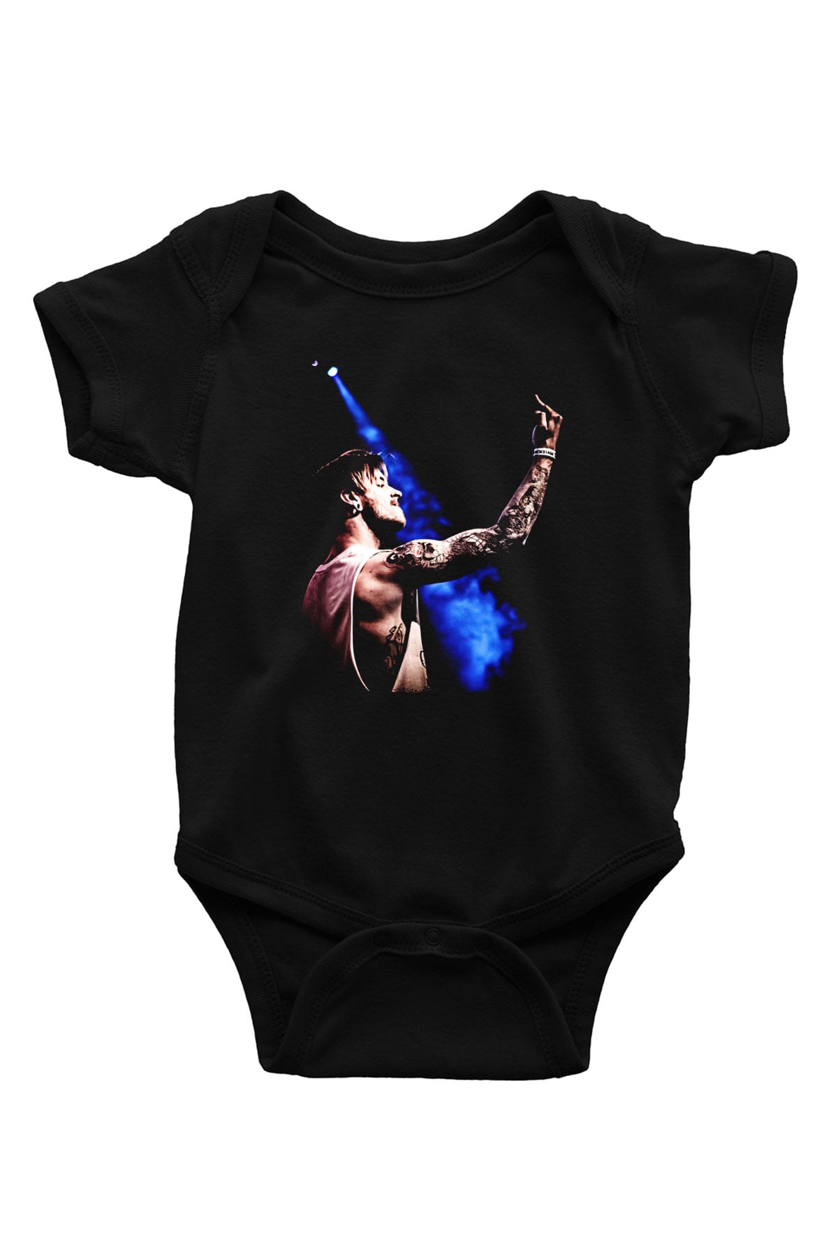 Bury Tomorrow Baskılı Unisex Siyah Bebek Body - Zıbın