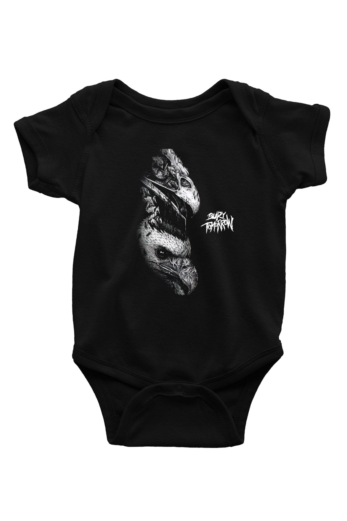 Bury Tomorrow Baskılı Unisex Siyah Bebek Body - Zıbın