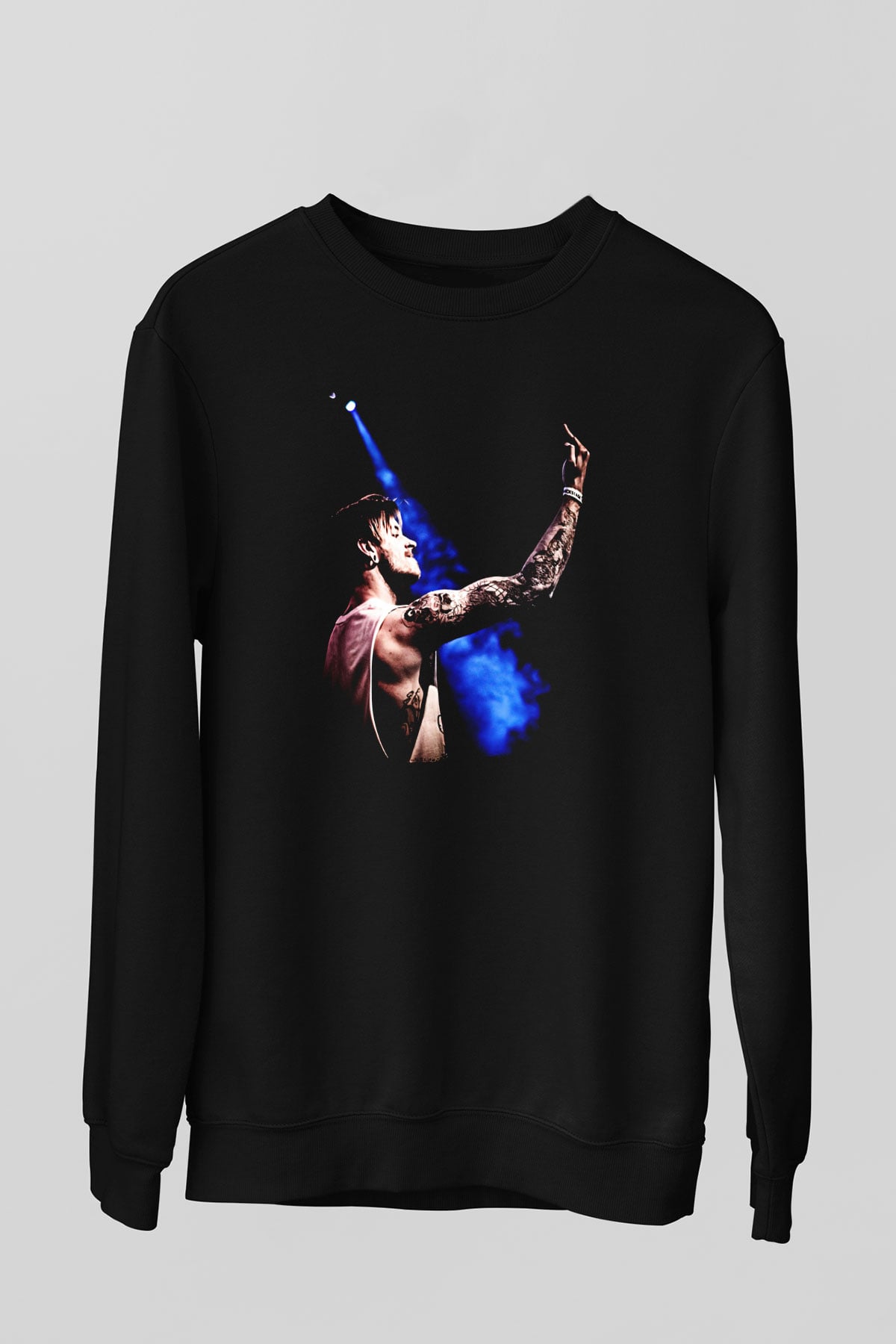 Bury Tomorrow Baskılı Unisex Siyah Sweatshirt