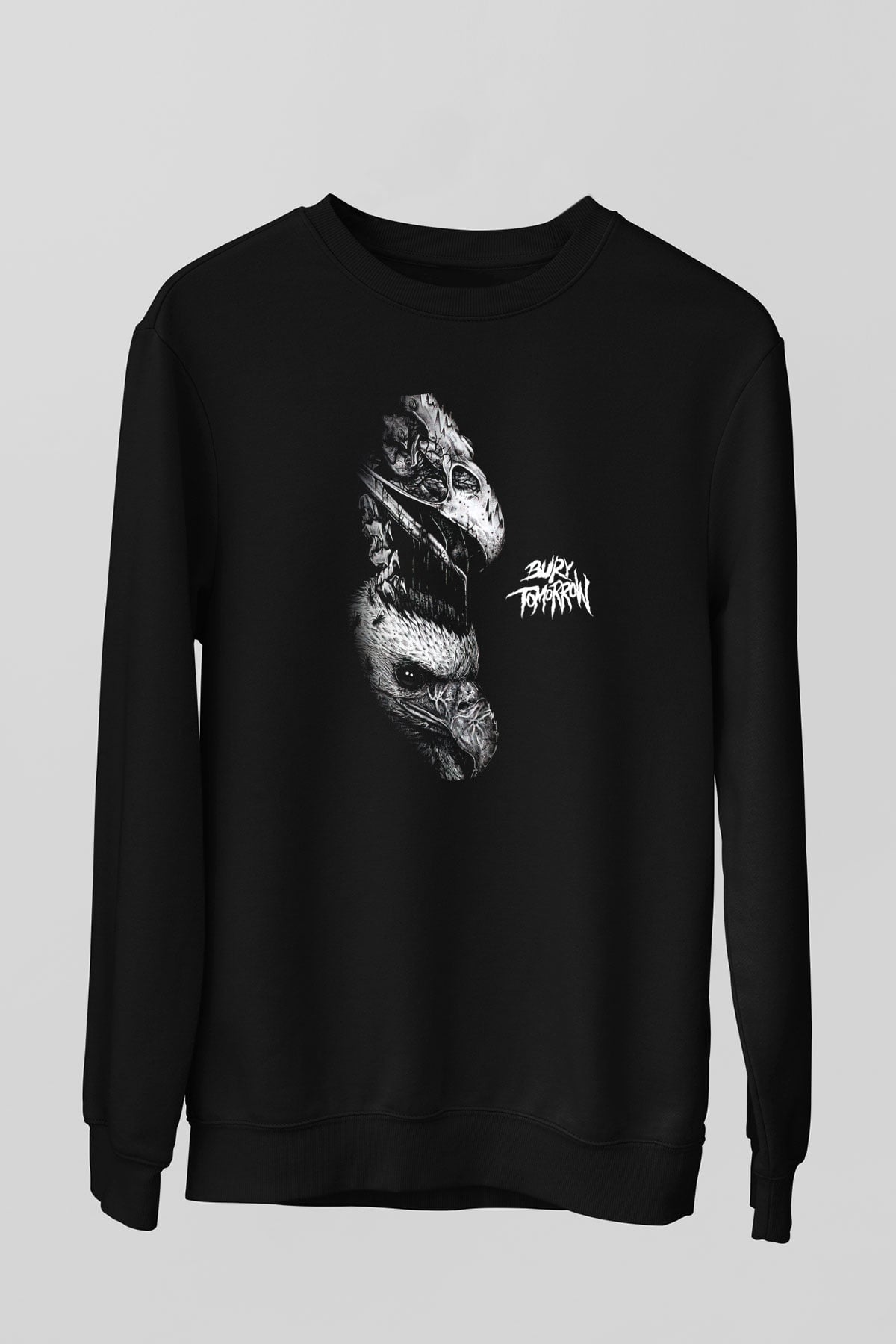 Bury Tomorrow Baskılı Unisex Siyah Sweatshirt
