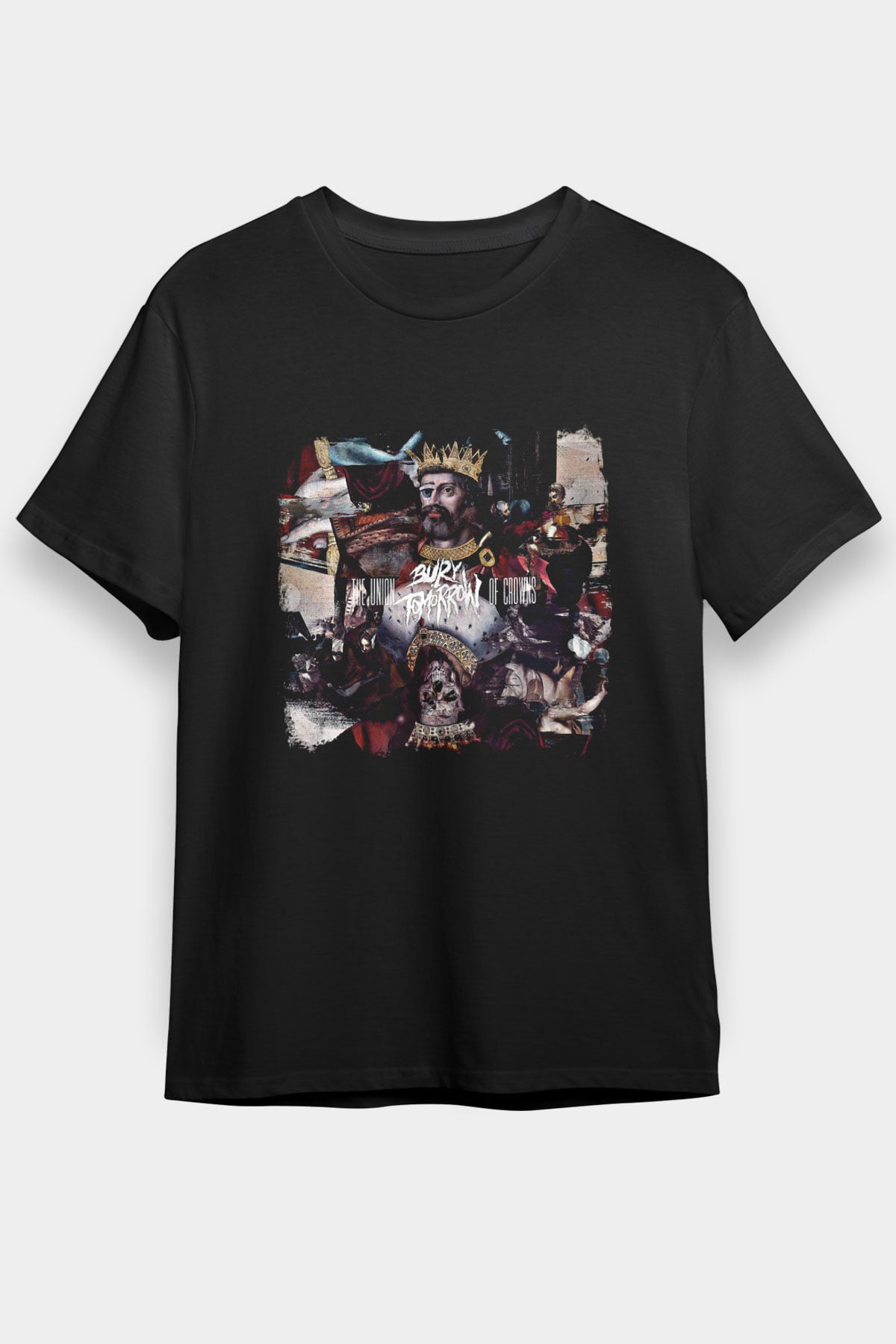 Bury Tomorrow Baskılı Unisex Siyah Tişört