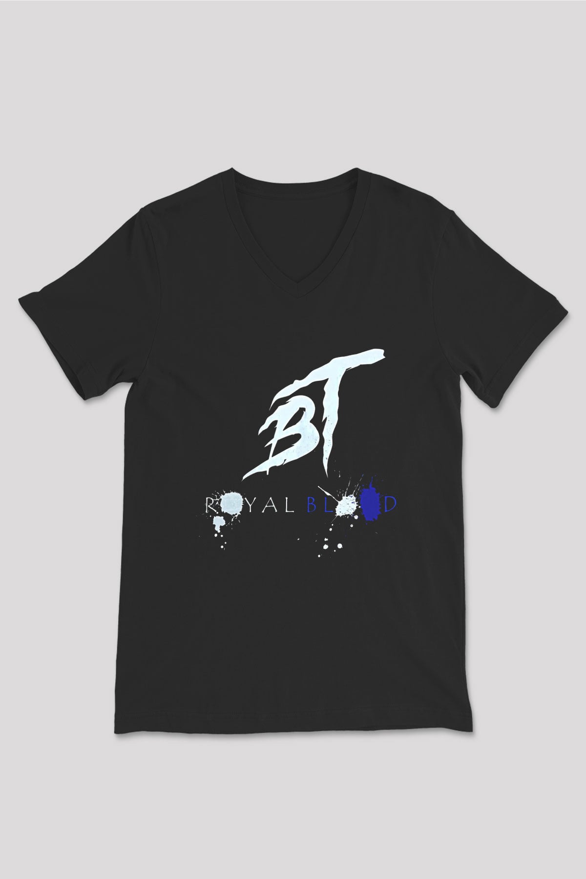 Bury Tomorrow Baskılı Unisex Siyah V Yaka Tişört - Tshirt