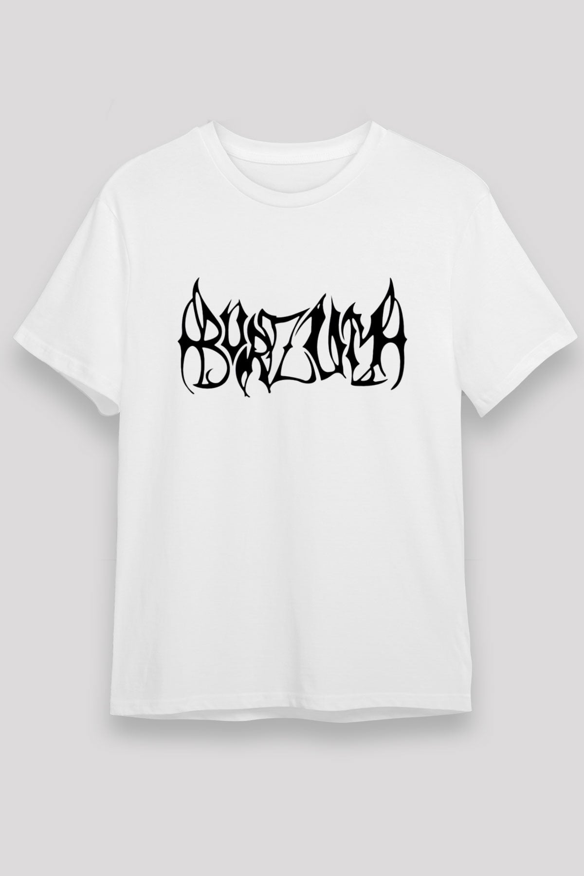 Burzum Beyaz Unisex Tişört T-Shirt - TişörtFabrikası