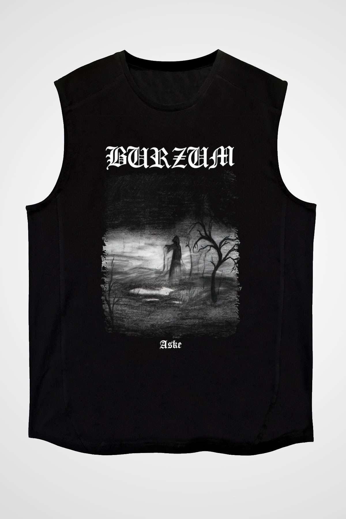 Burzum Siyah Unisex Kolsuz Tişört